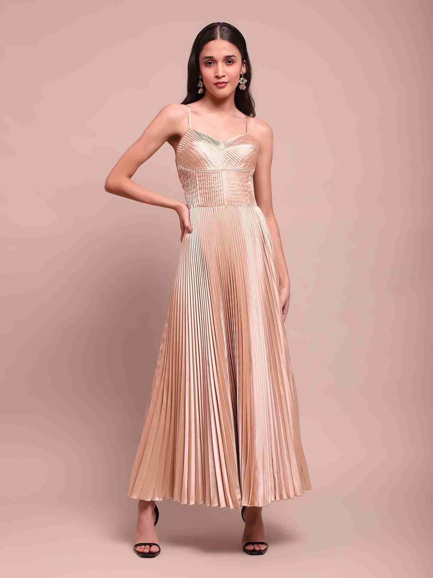 Champagne Nellie Long Dress