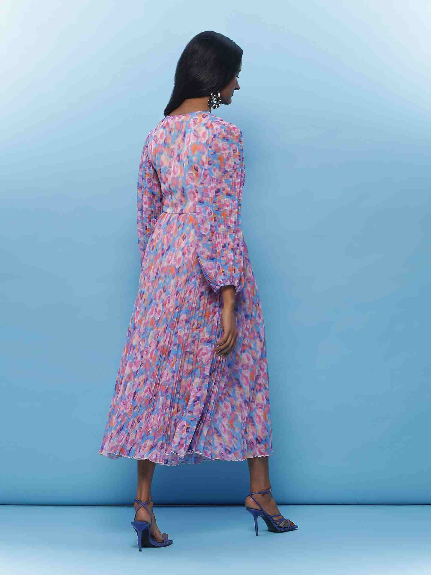 Blue Brianna Long Dress