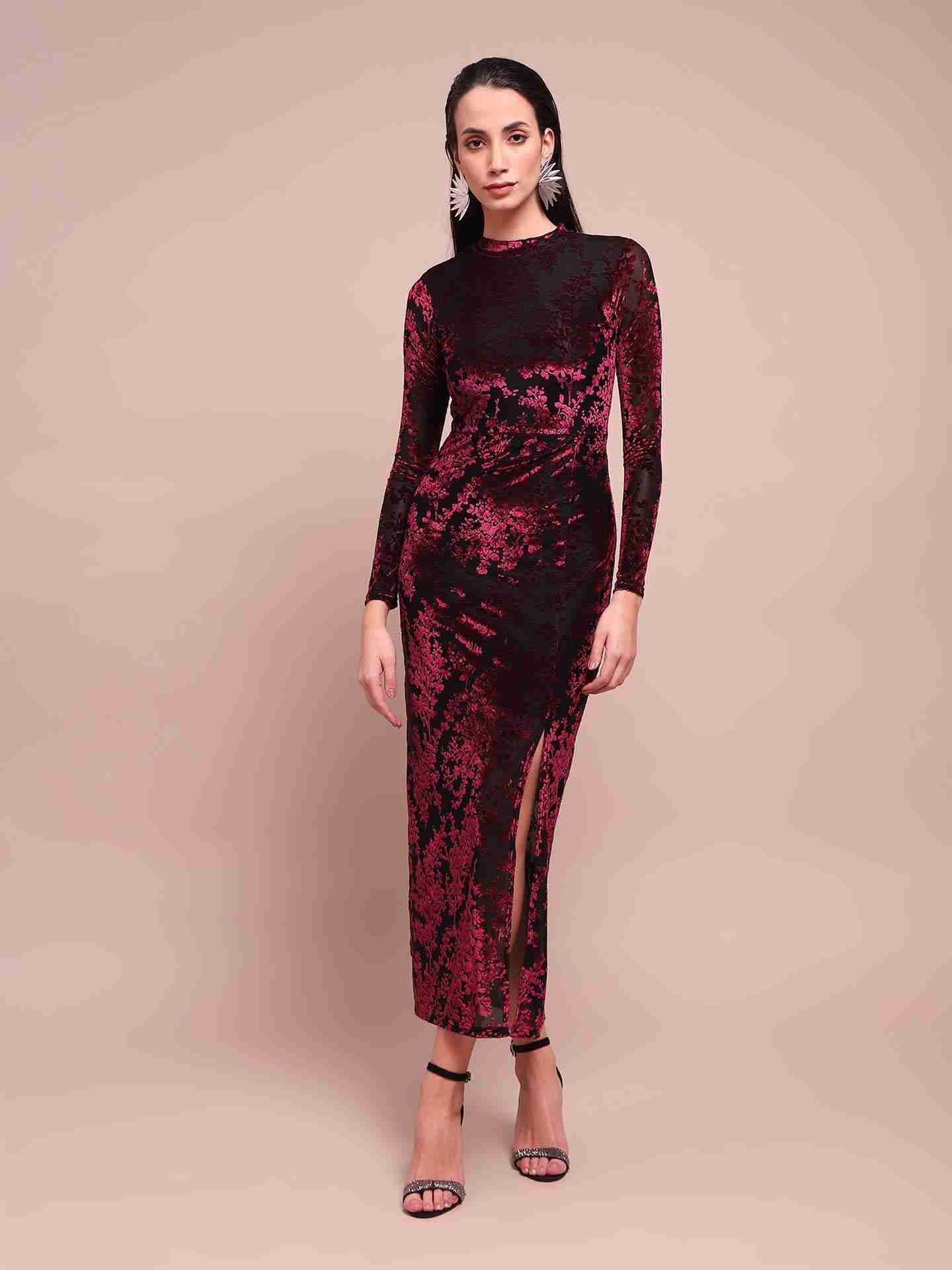 Red Oriana Long Dress