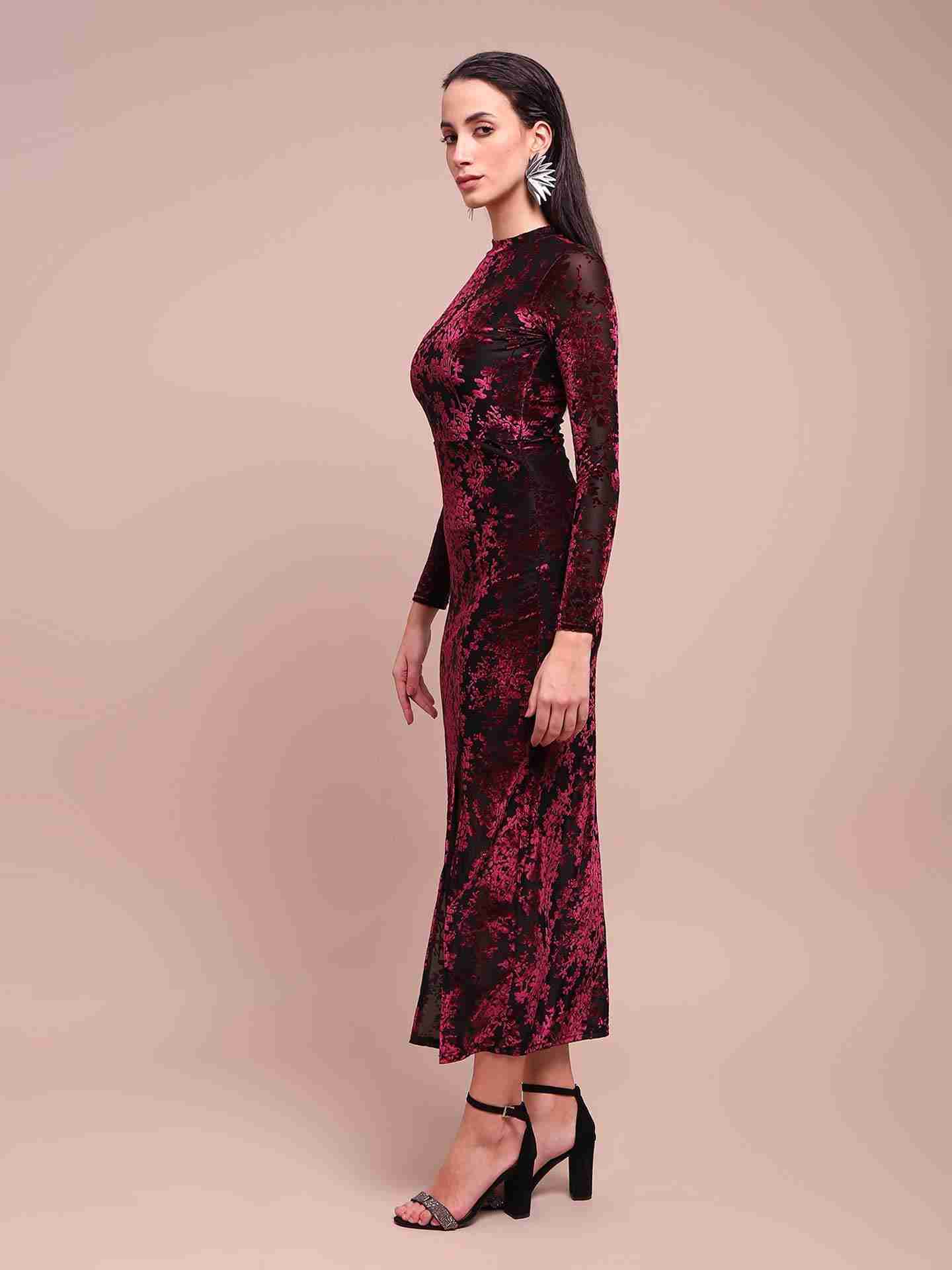 Red Oriana Long Dress