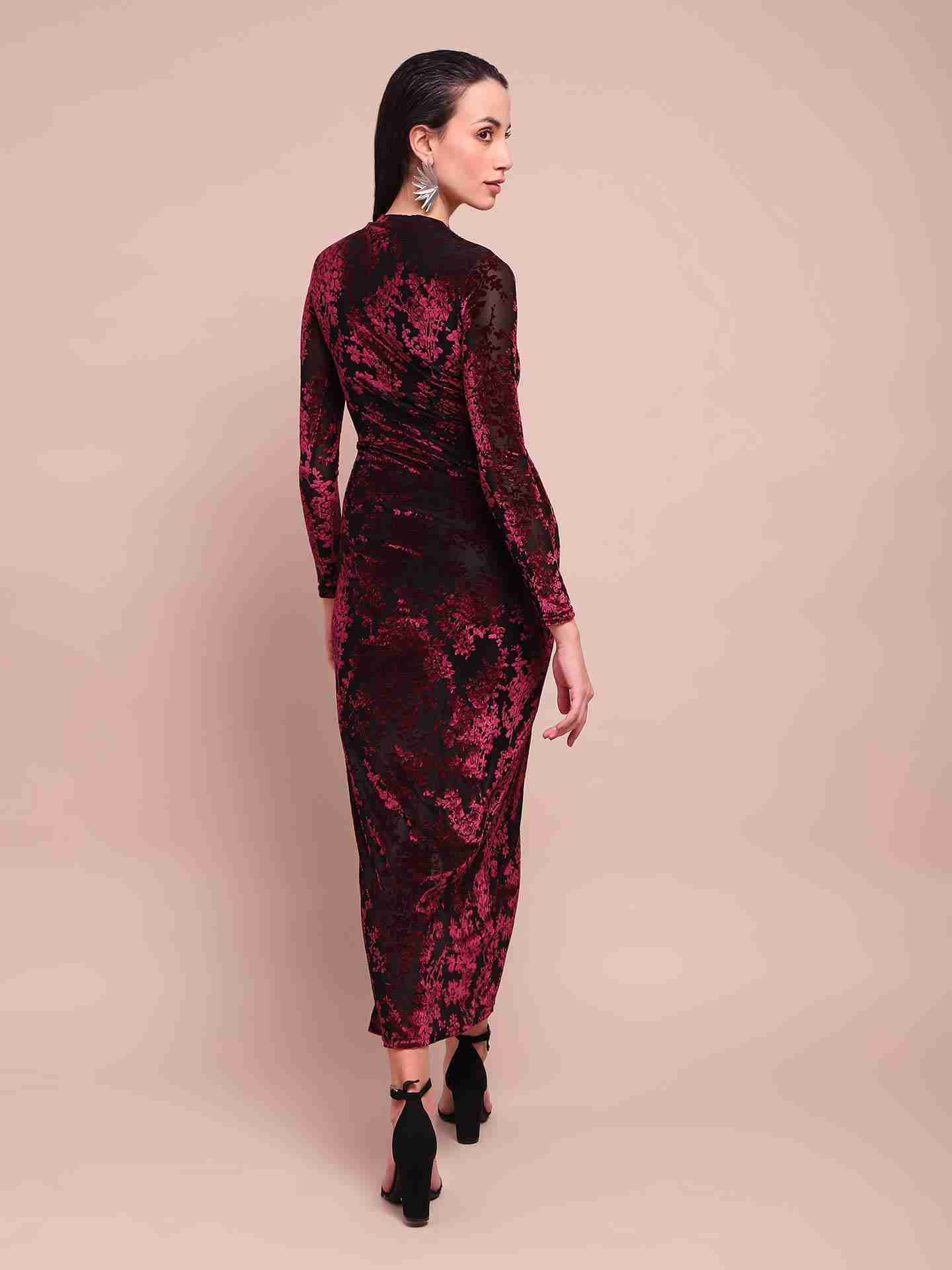 Red Oriana Long Dress