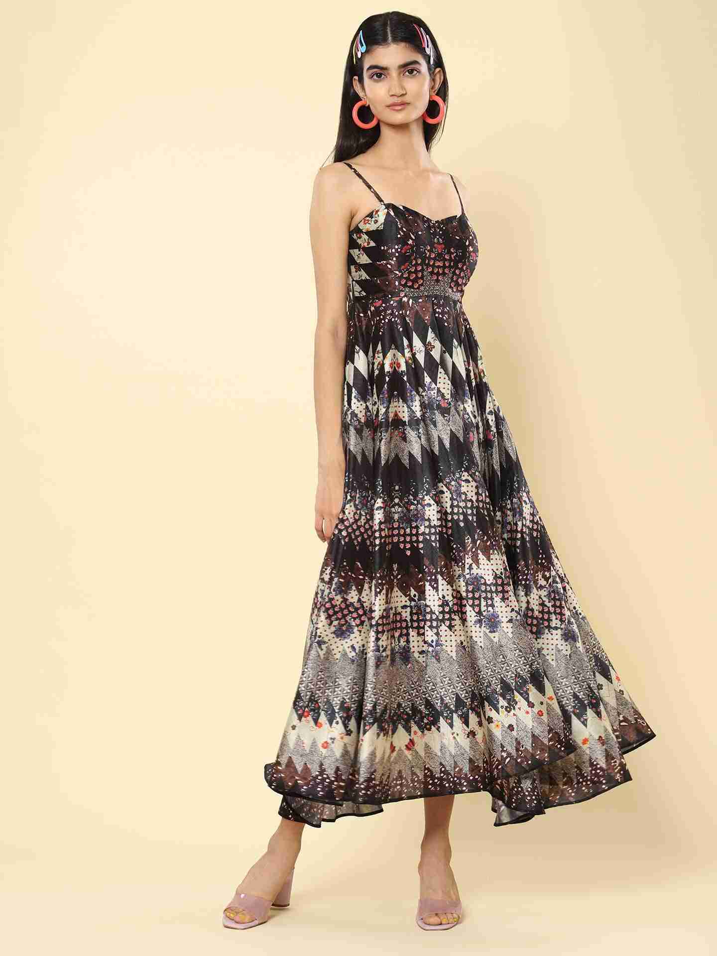 Black Family Heirloom Off-The-Shoulder Dress