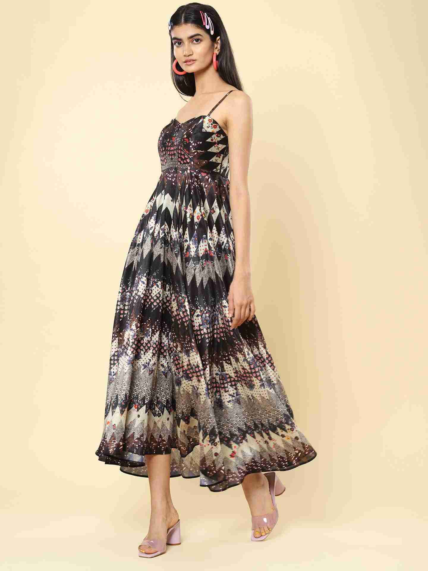 Black Family Heirloom Off-The-Shoulder Dress