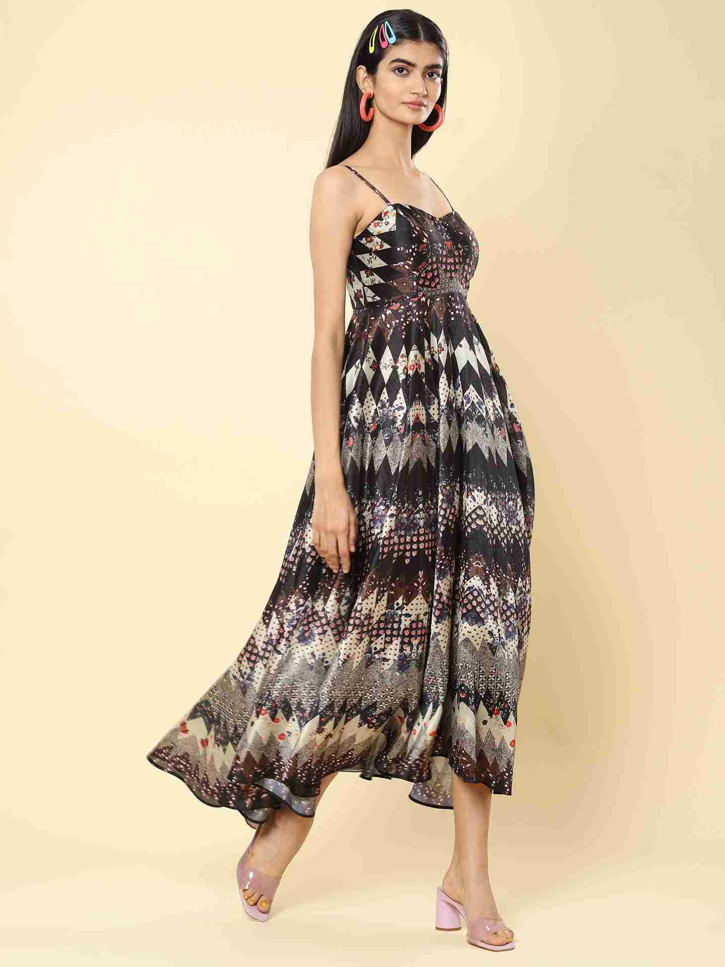 Black Family Heirloom Off-The-Shoulder Dress