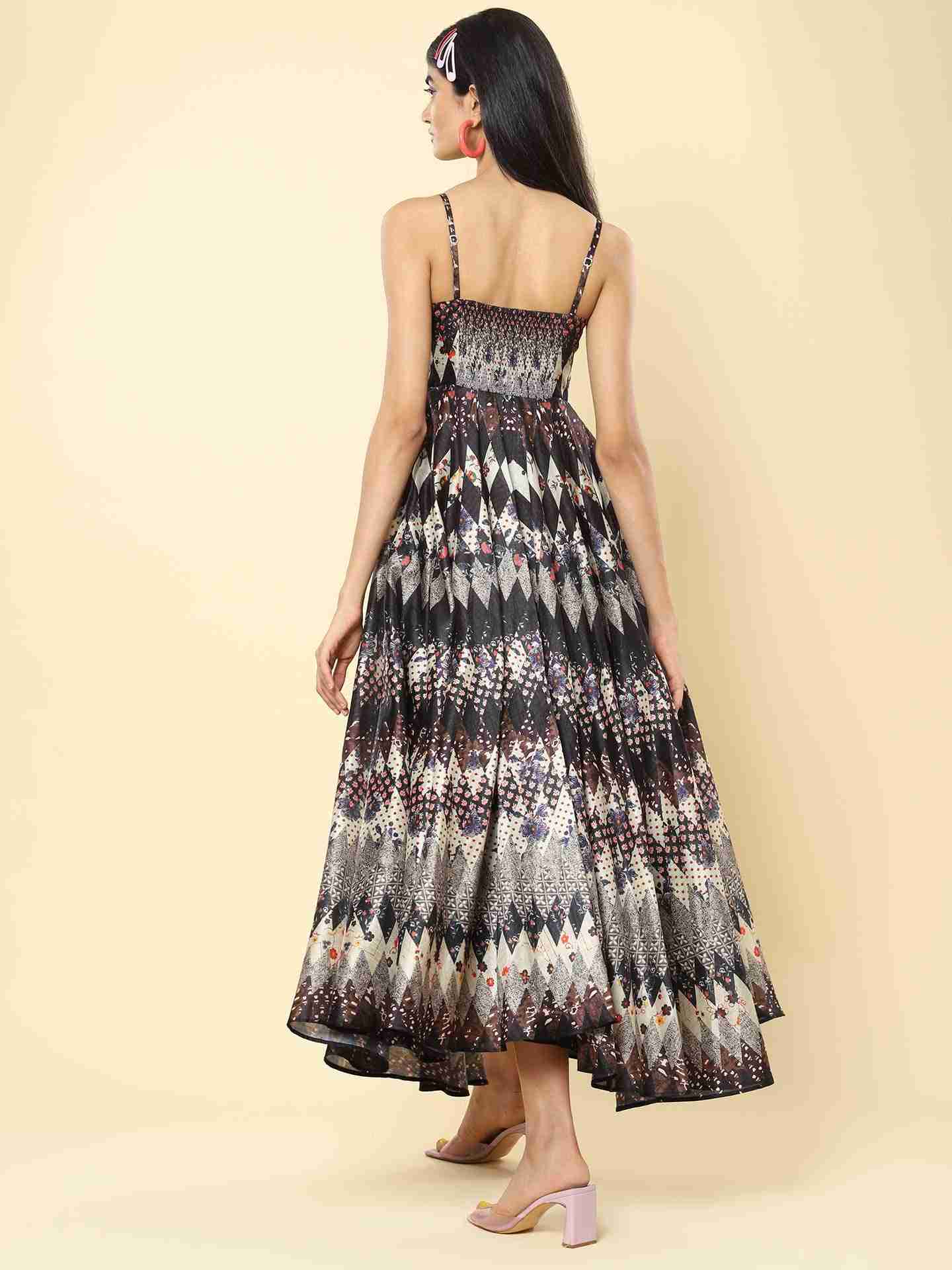 Black Family Heirloom Off-The-Shoulder Dress