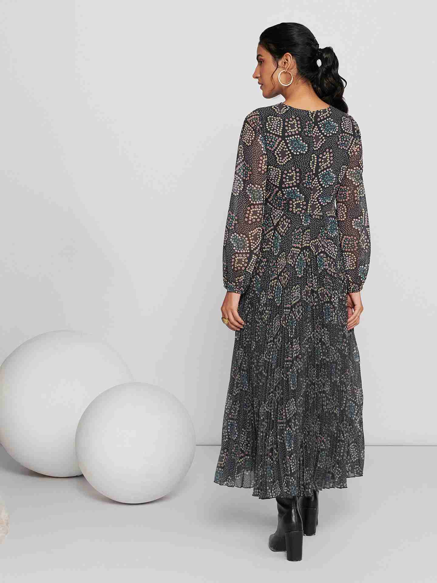 Black Zaria Long Dress