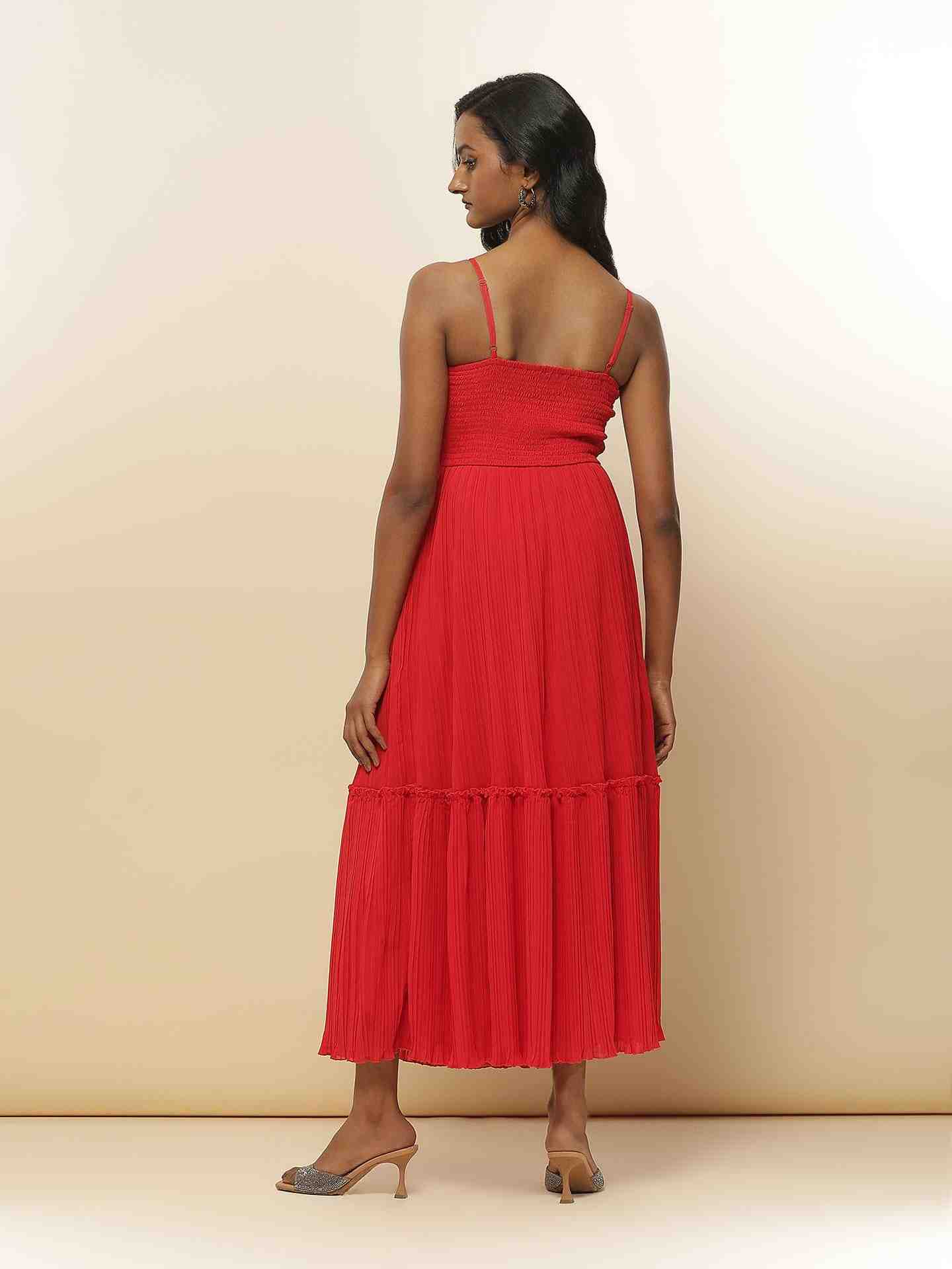 Red Rougina Long Dress
