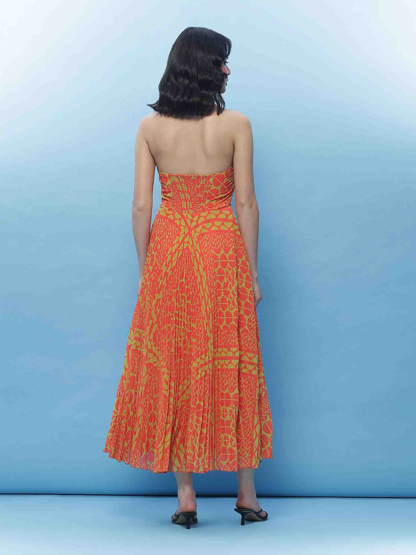 Orange Ophelia Shirt Dress