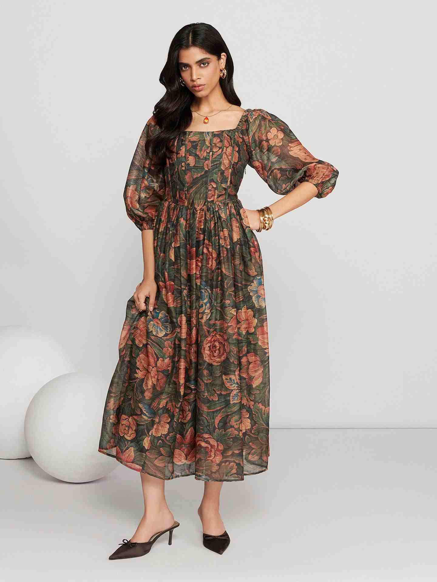 Multi Lenny Long Dress