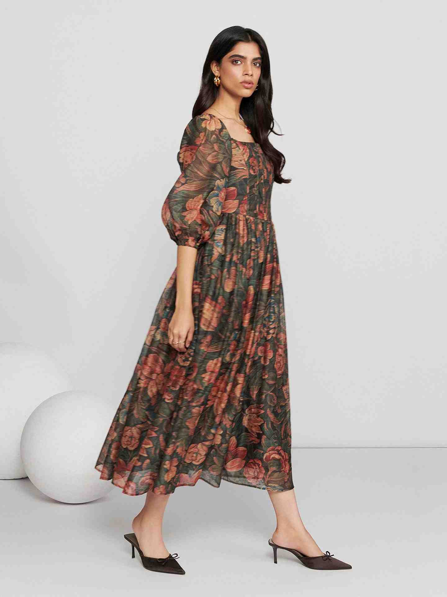 Multi Lenny Long Dress