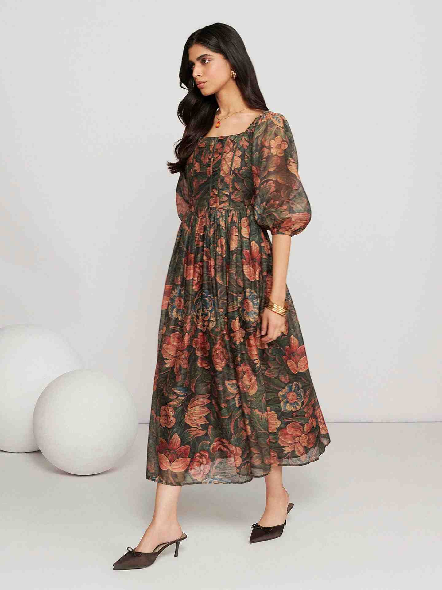 Multi Lenny Long Dress