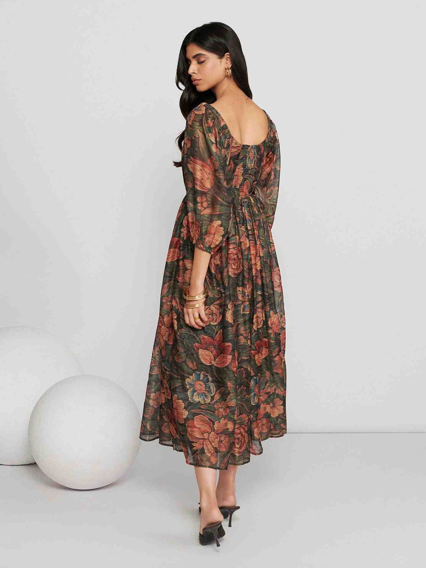 Multi Lenny Long Dress