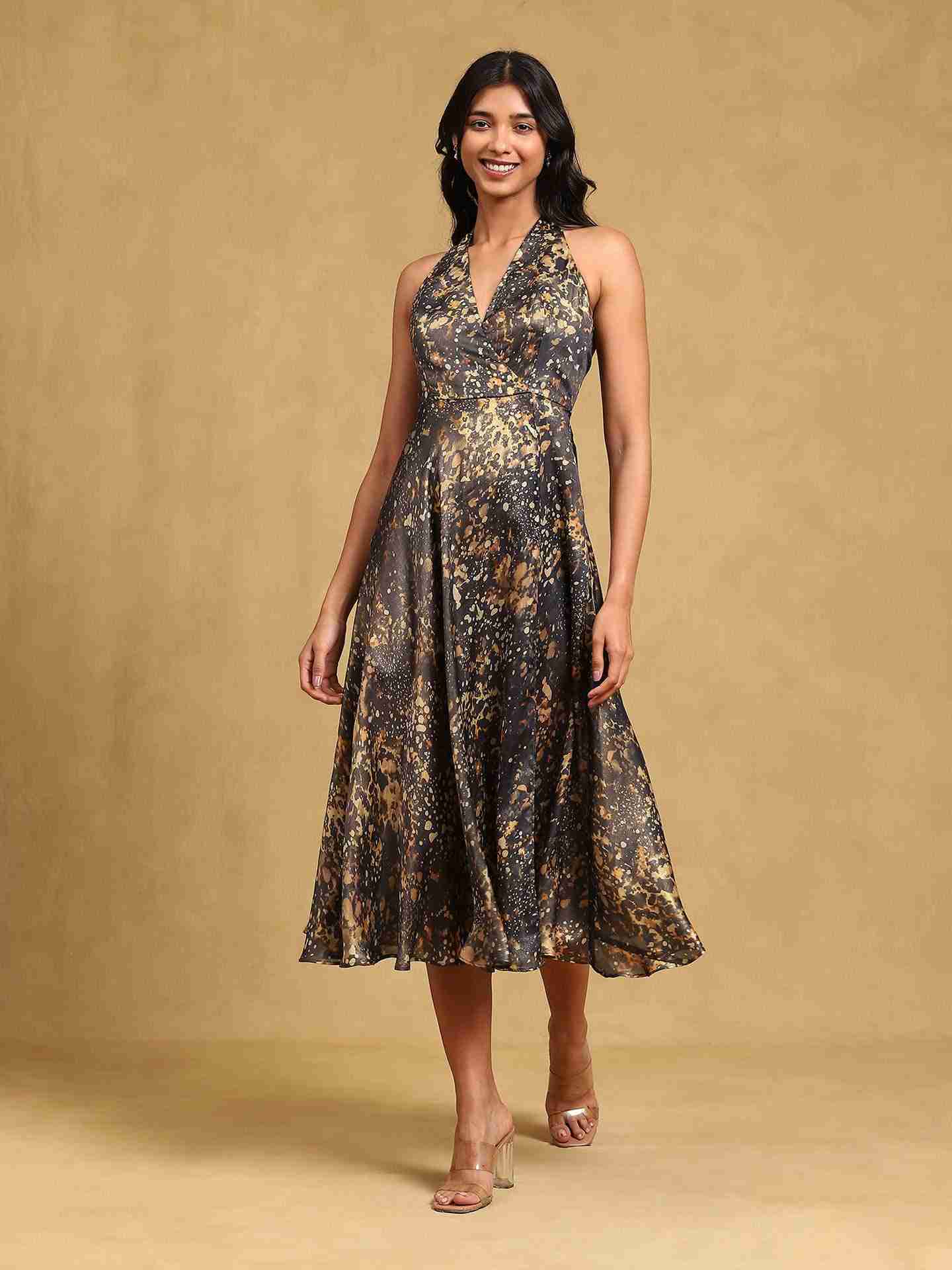 Olive Etoile Long Dress