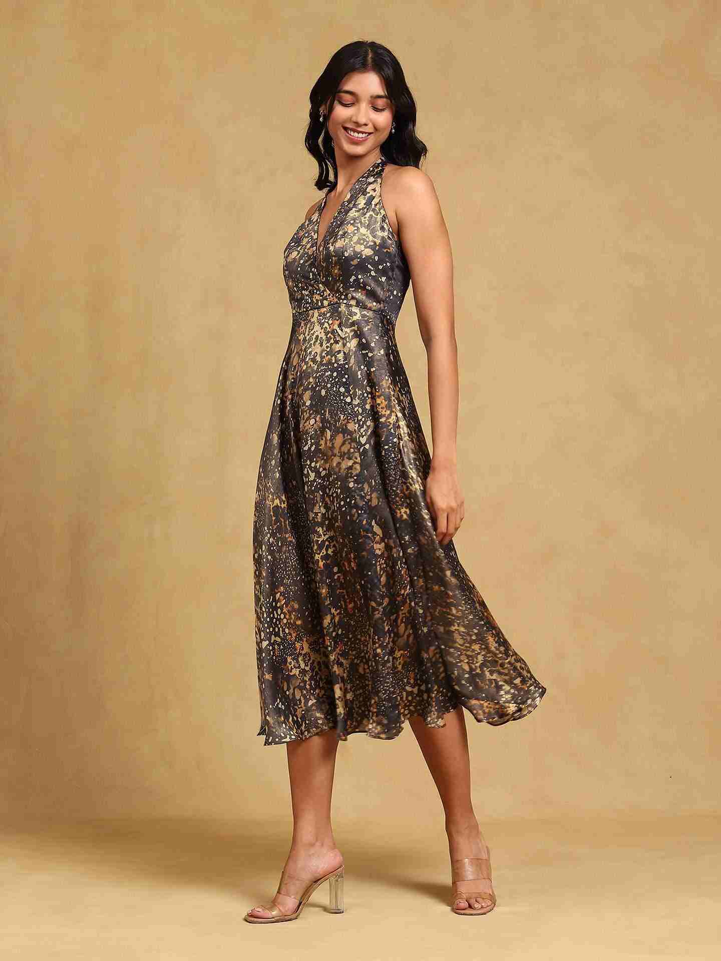 Olive Etoile Long Dress