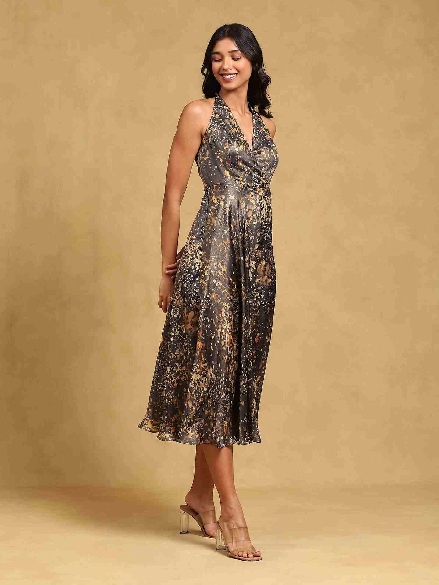 Olive Etoile Long Dress