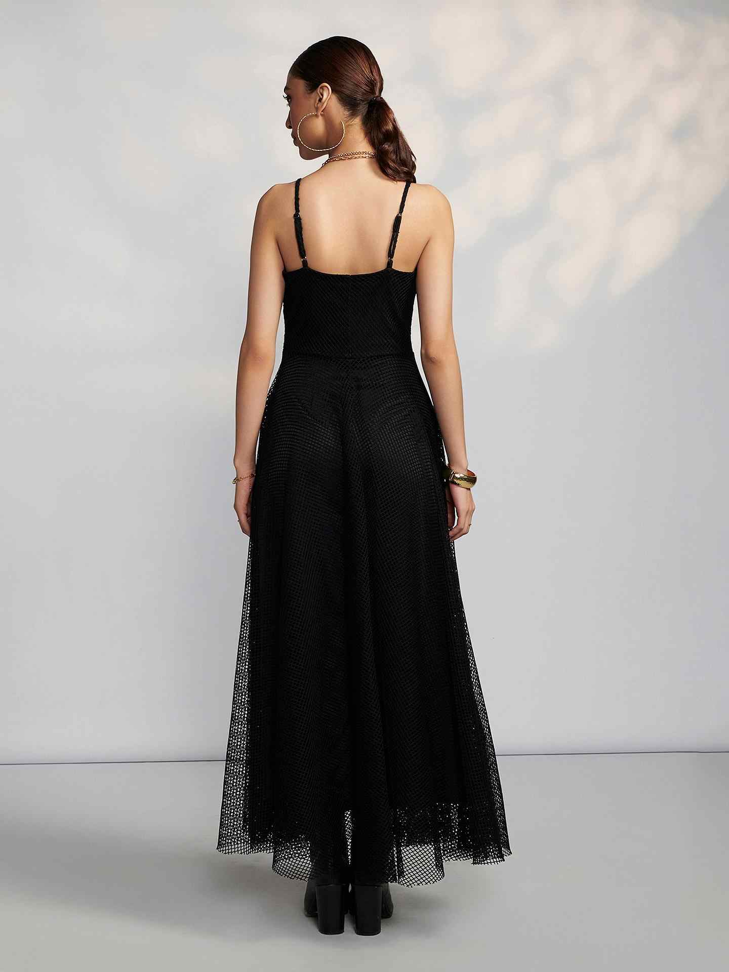 Black Rochelle Long Dress