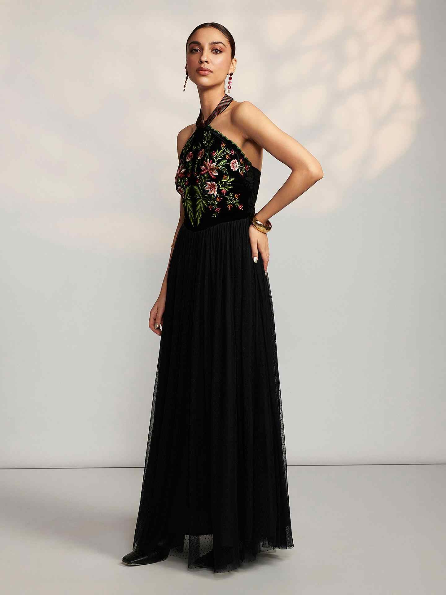 Black Clarine Long Dress