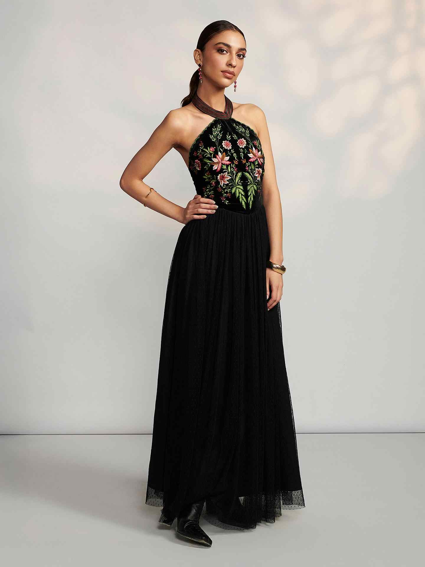 Black Clarine Long Dress