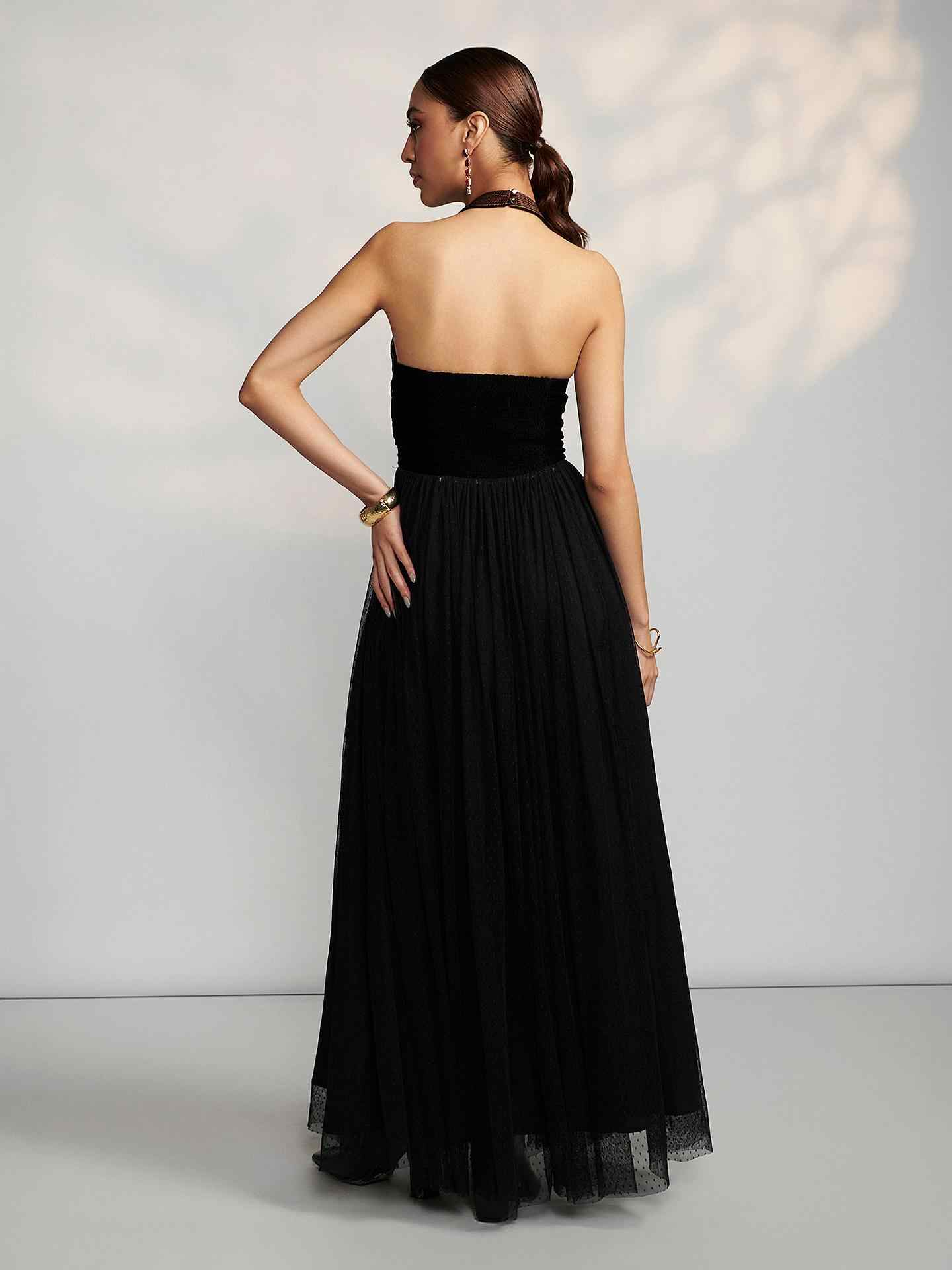 Black Clarine Long Dress