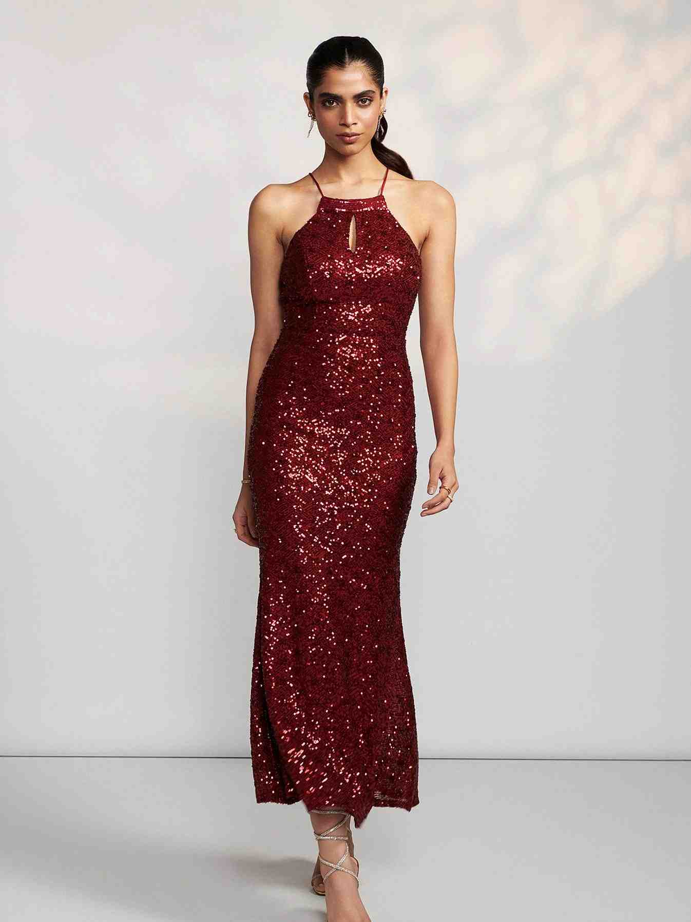 Red Corsica Long Dress