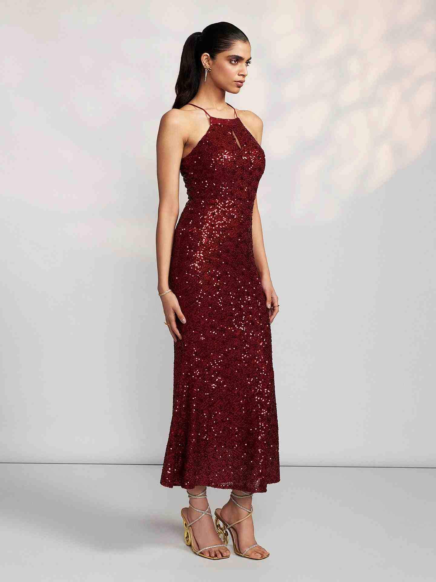 Red Corsica Long Dress