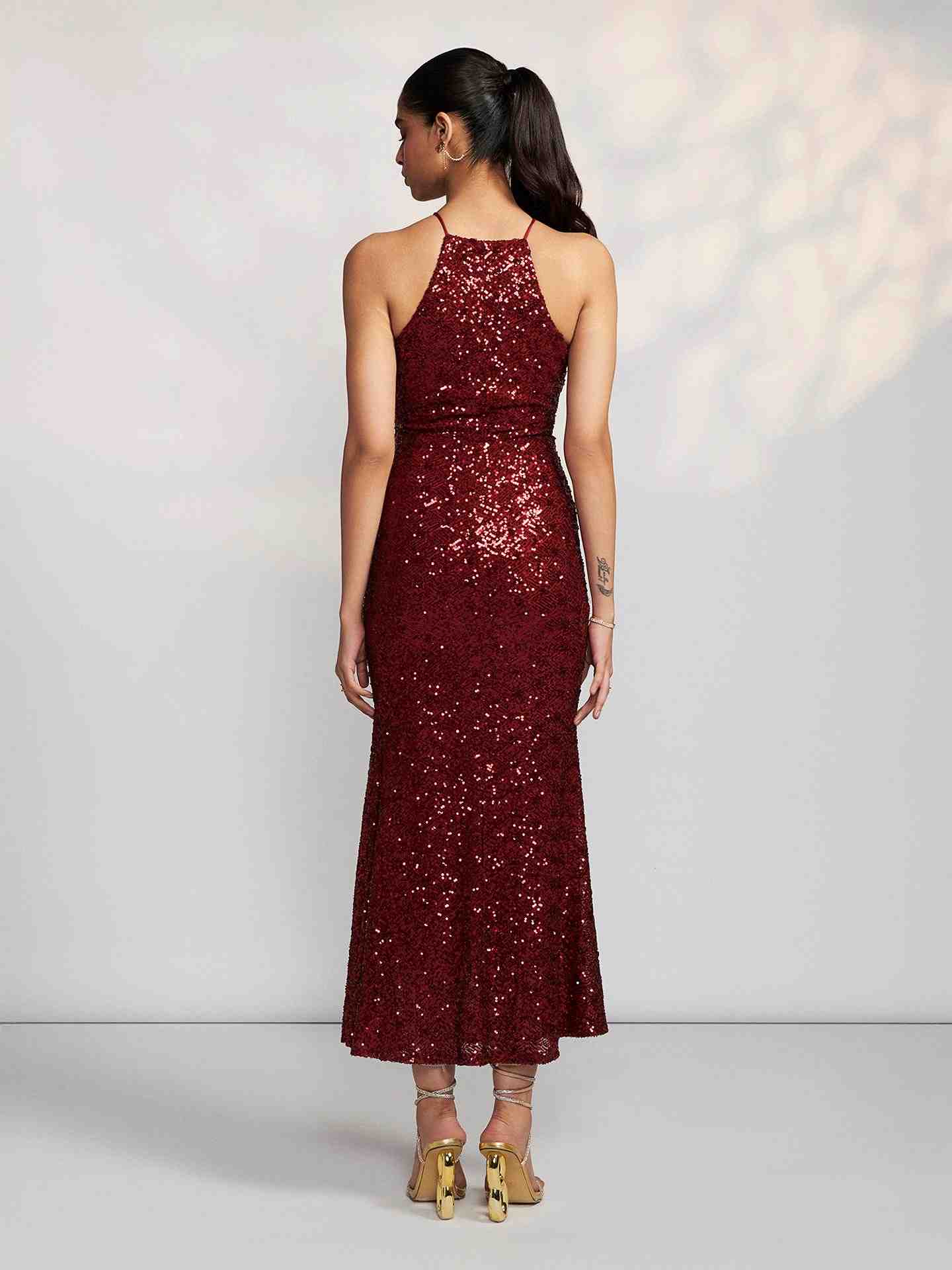 Red Corsica Long Dress