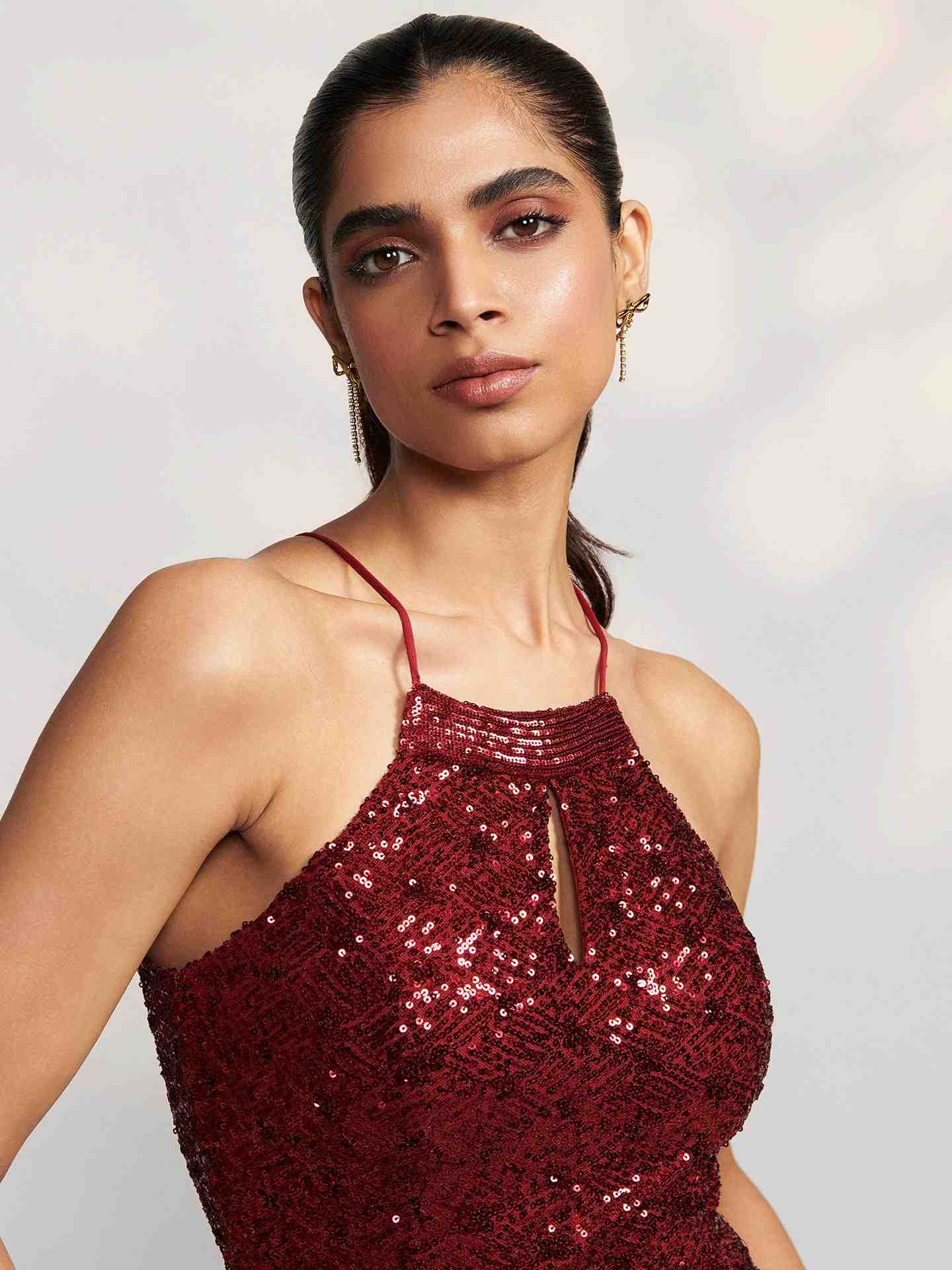 Red Corsica Long Dress