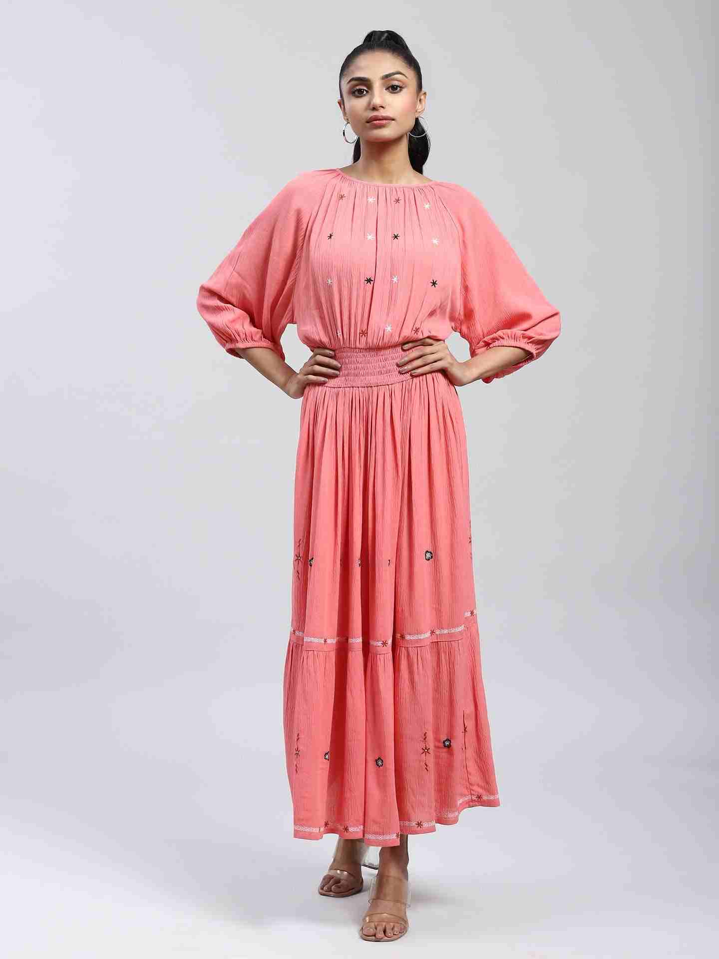 Coral Marcel Maxi Dress