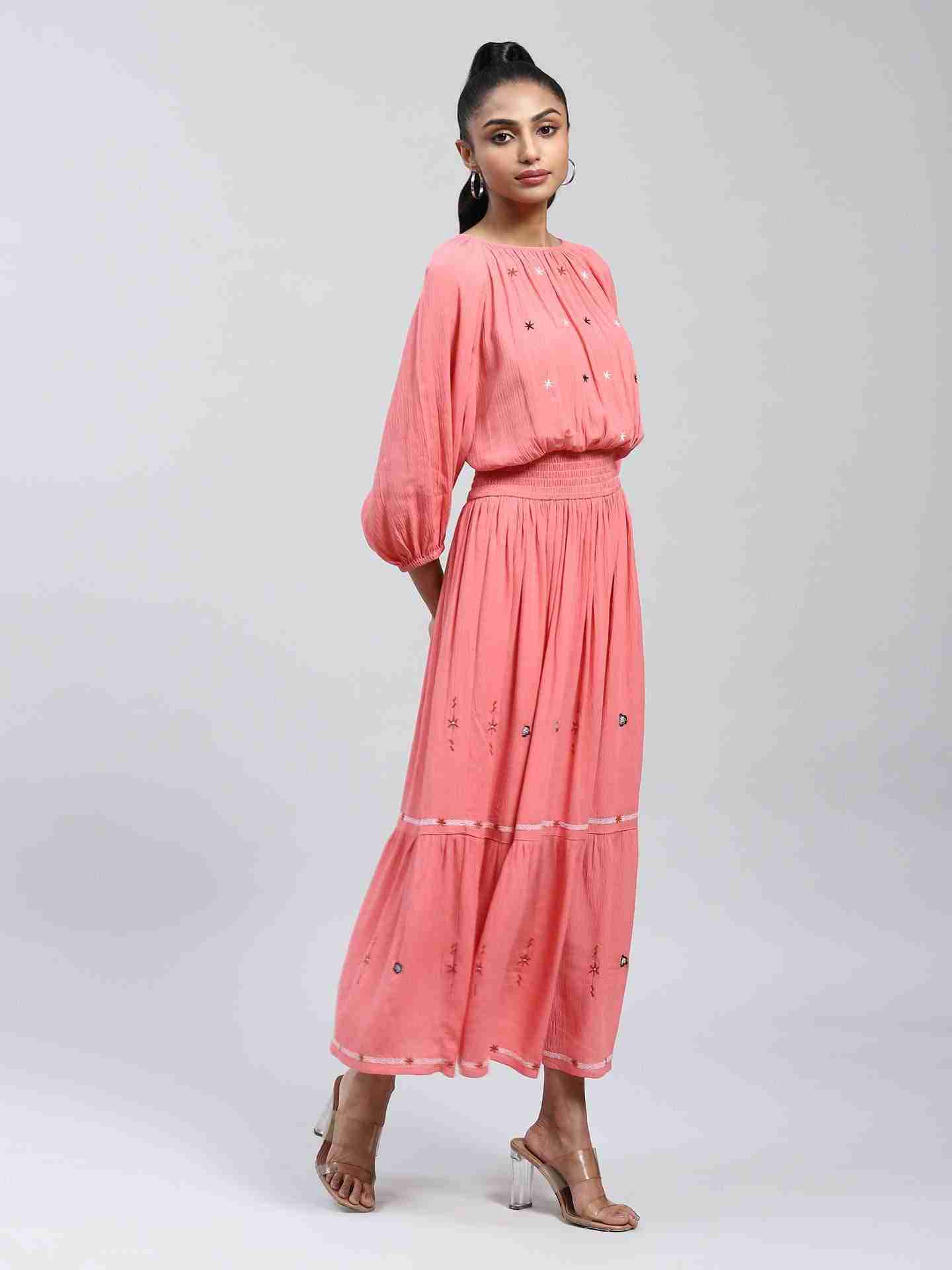 Coral Marcel Maxi Dress