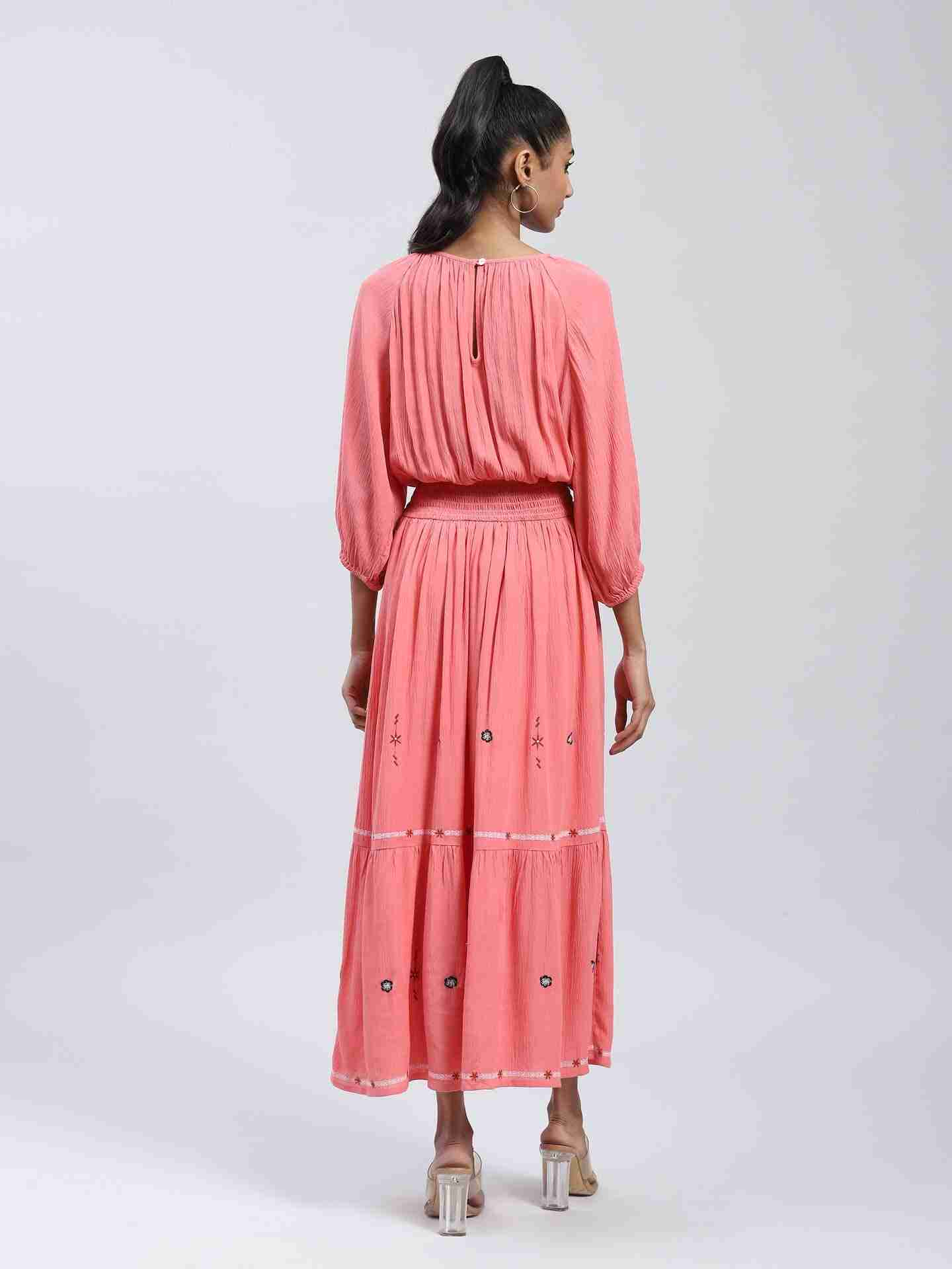 Coral Marcel Maxi Dress