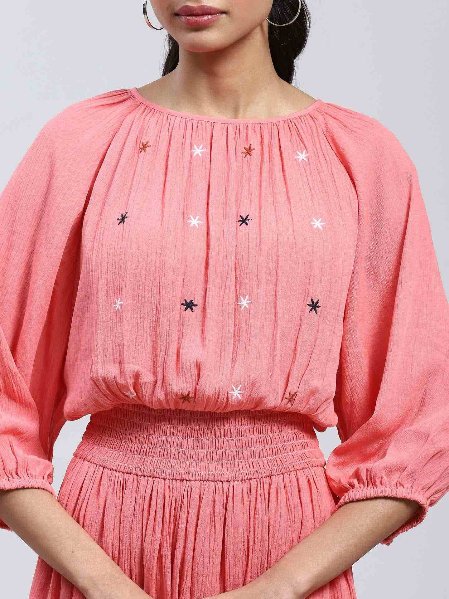 Coral Marcel Maxi Dress