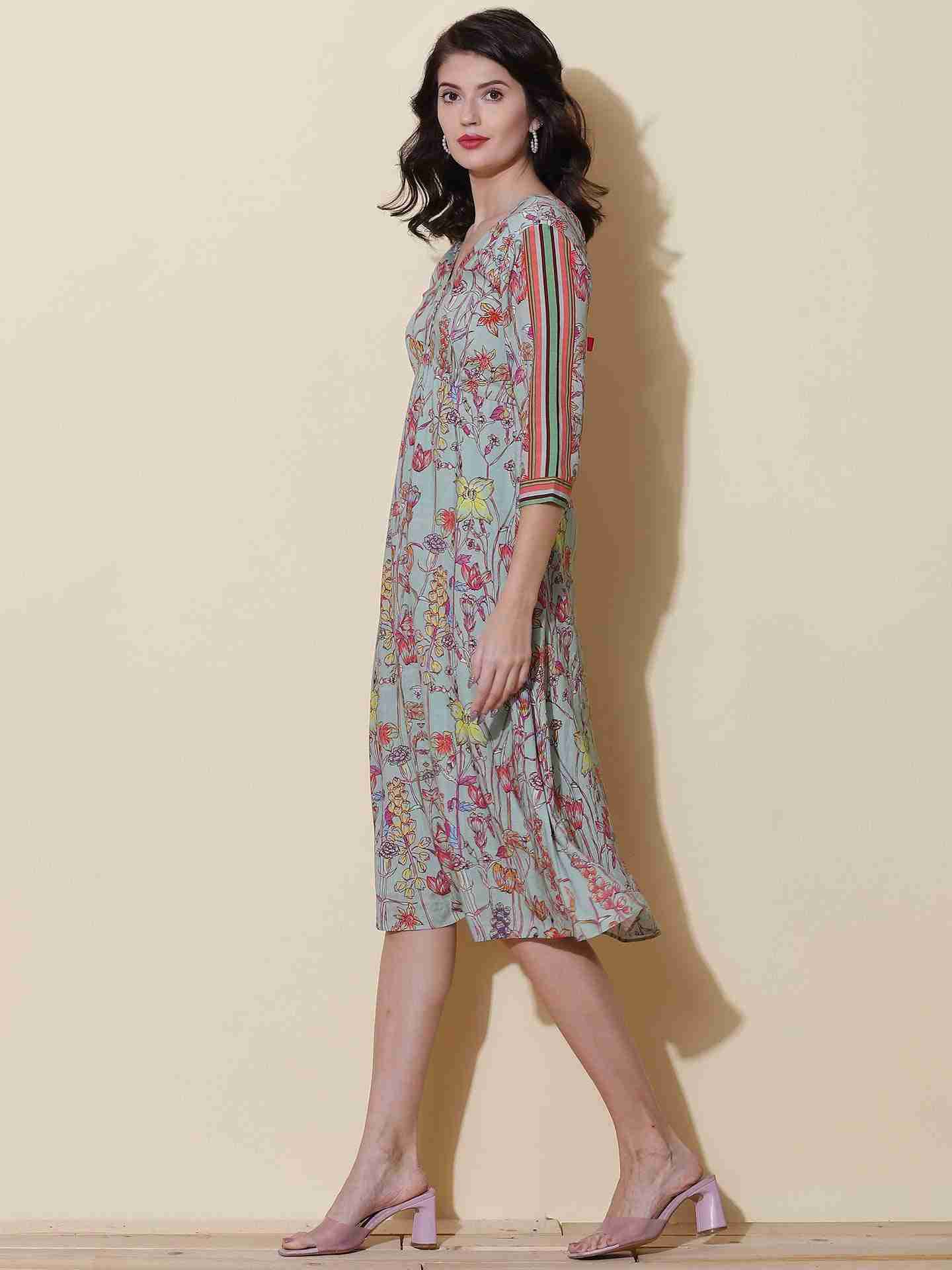 Mint Charlotte Midi Dress