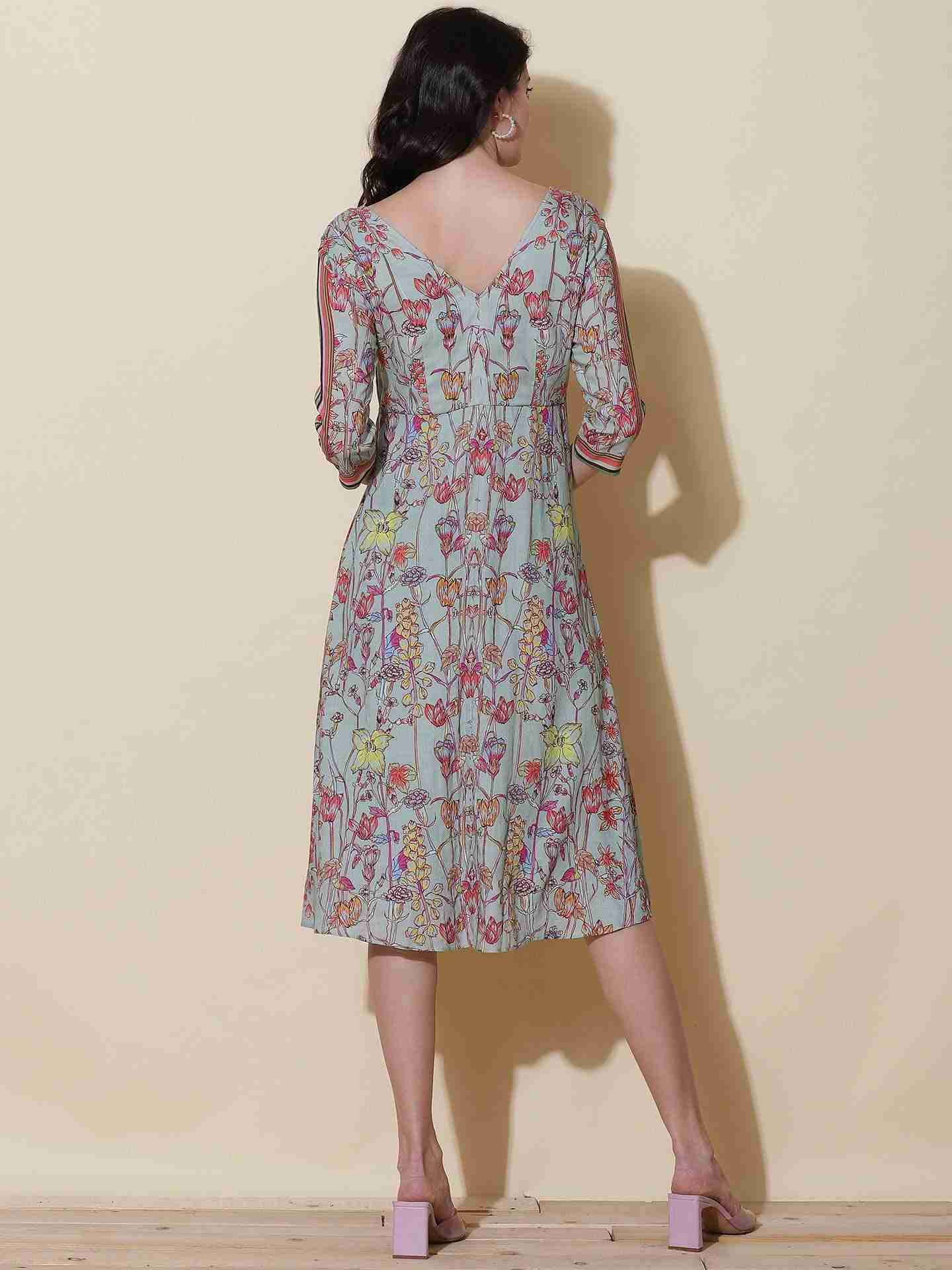 Mint Charlotte Midi Dress