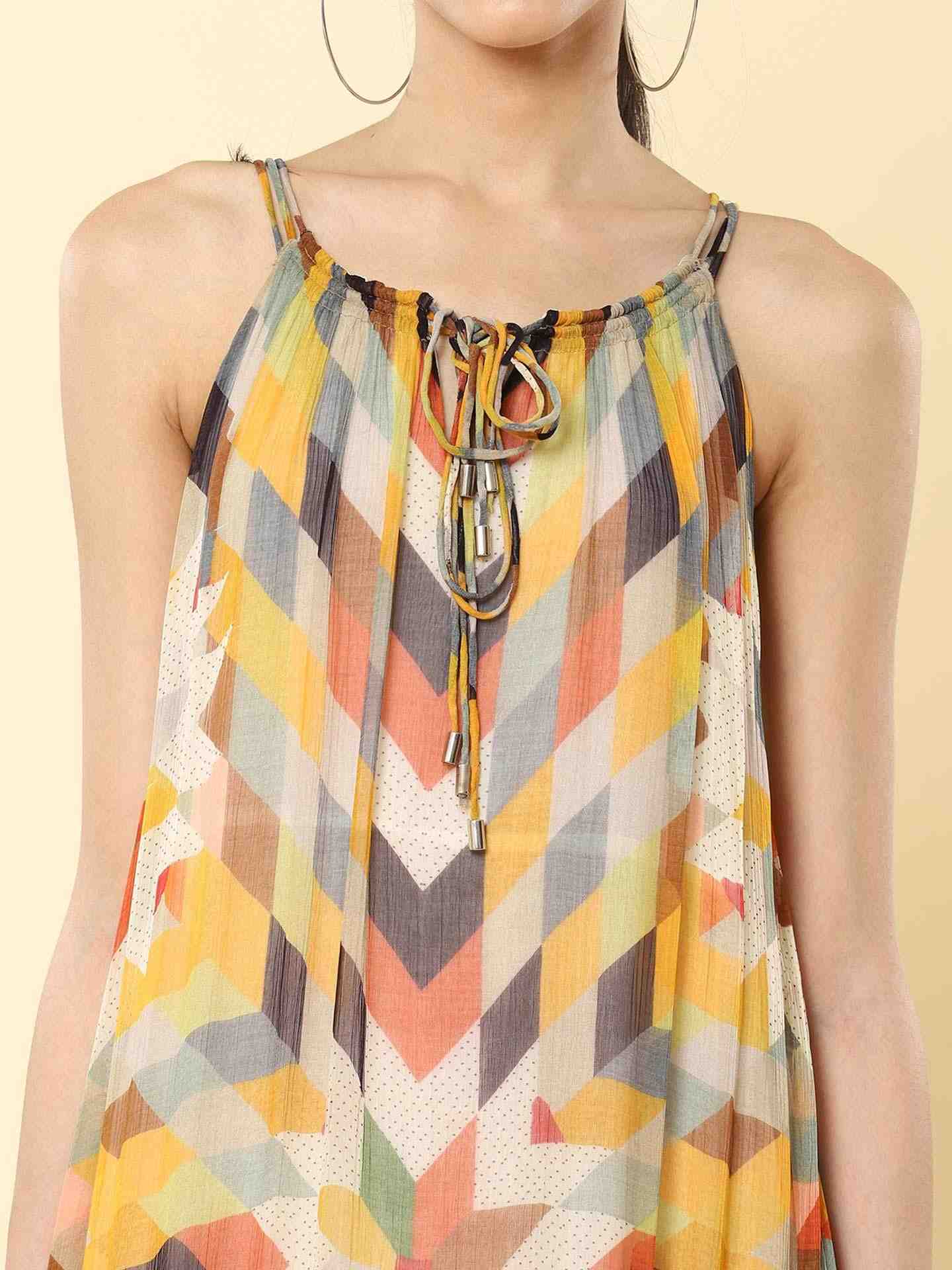 Yellow Princess Shamiyana Maxi Dress