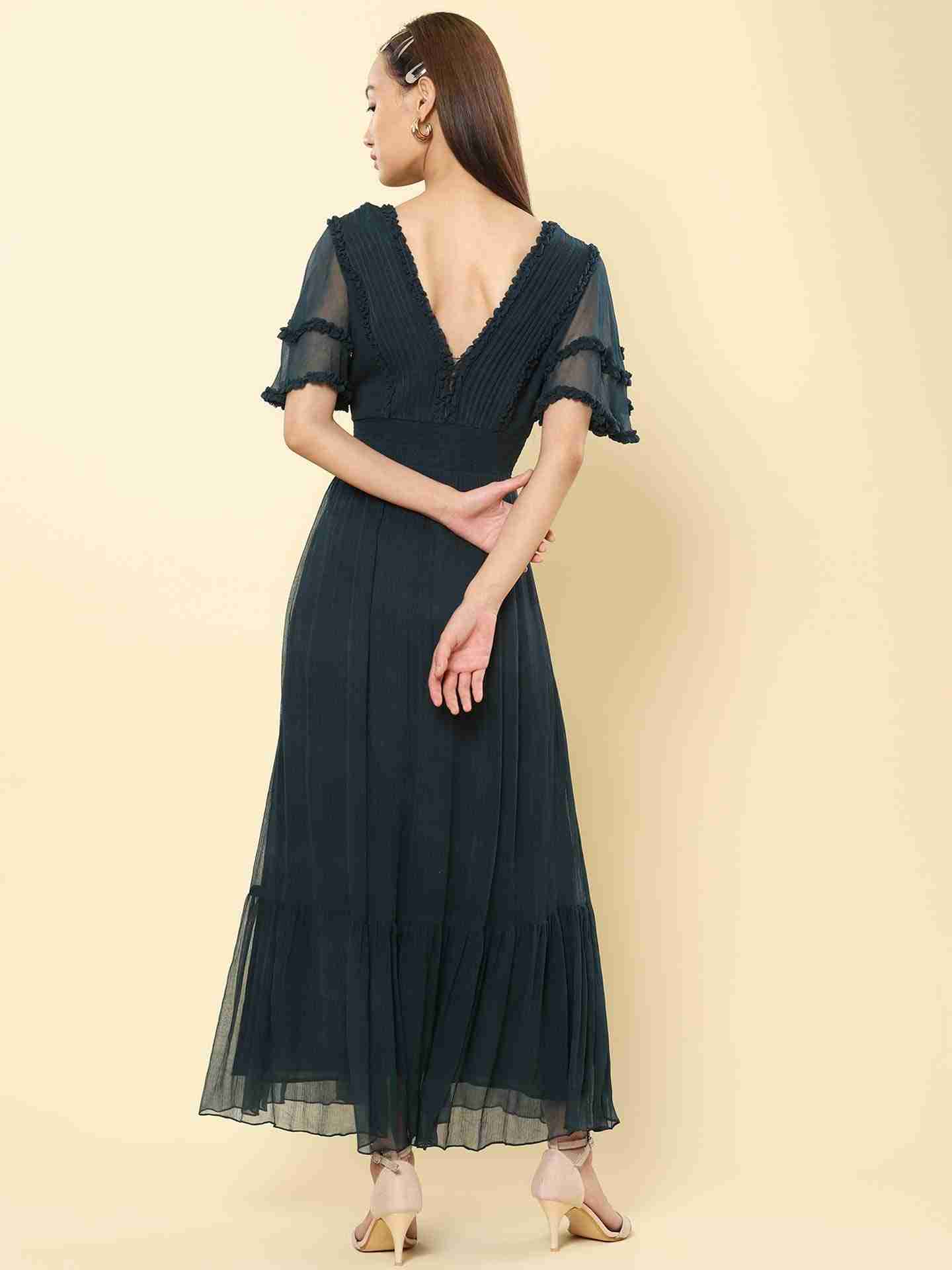 Teal Alexis Maxi Dress