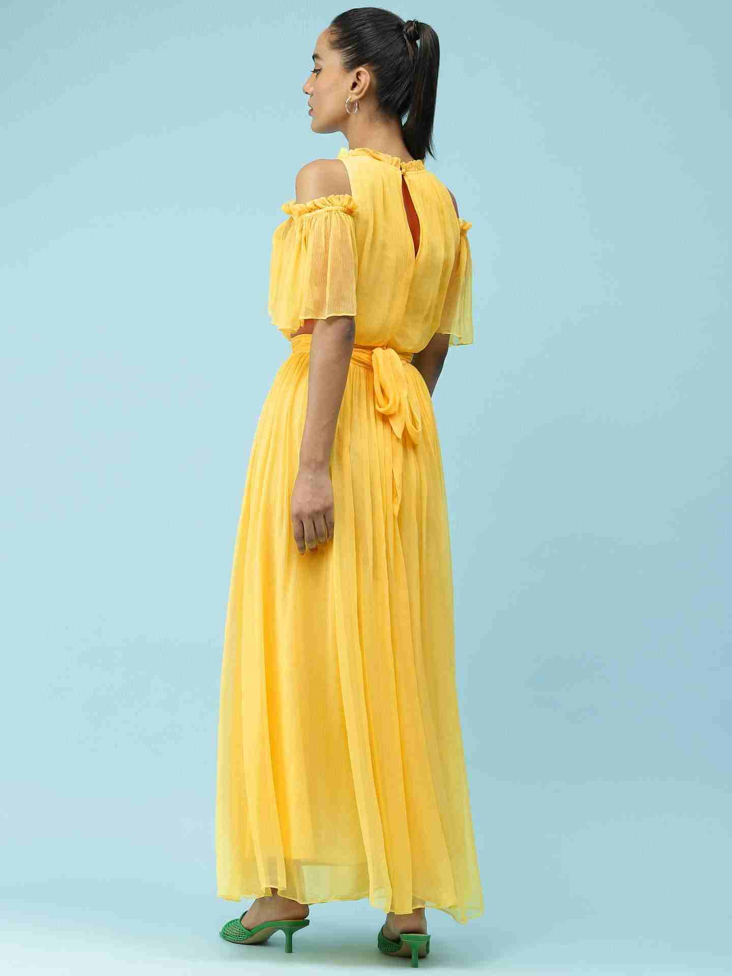 Yellow Claudia Maxi Dress