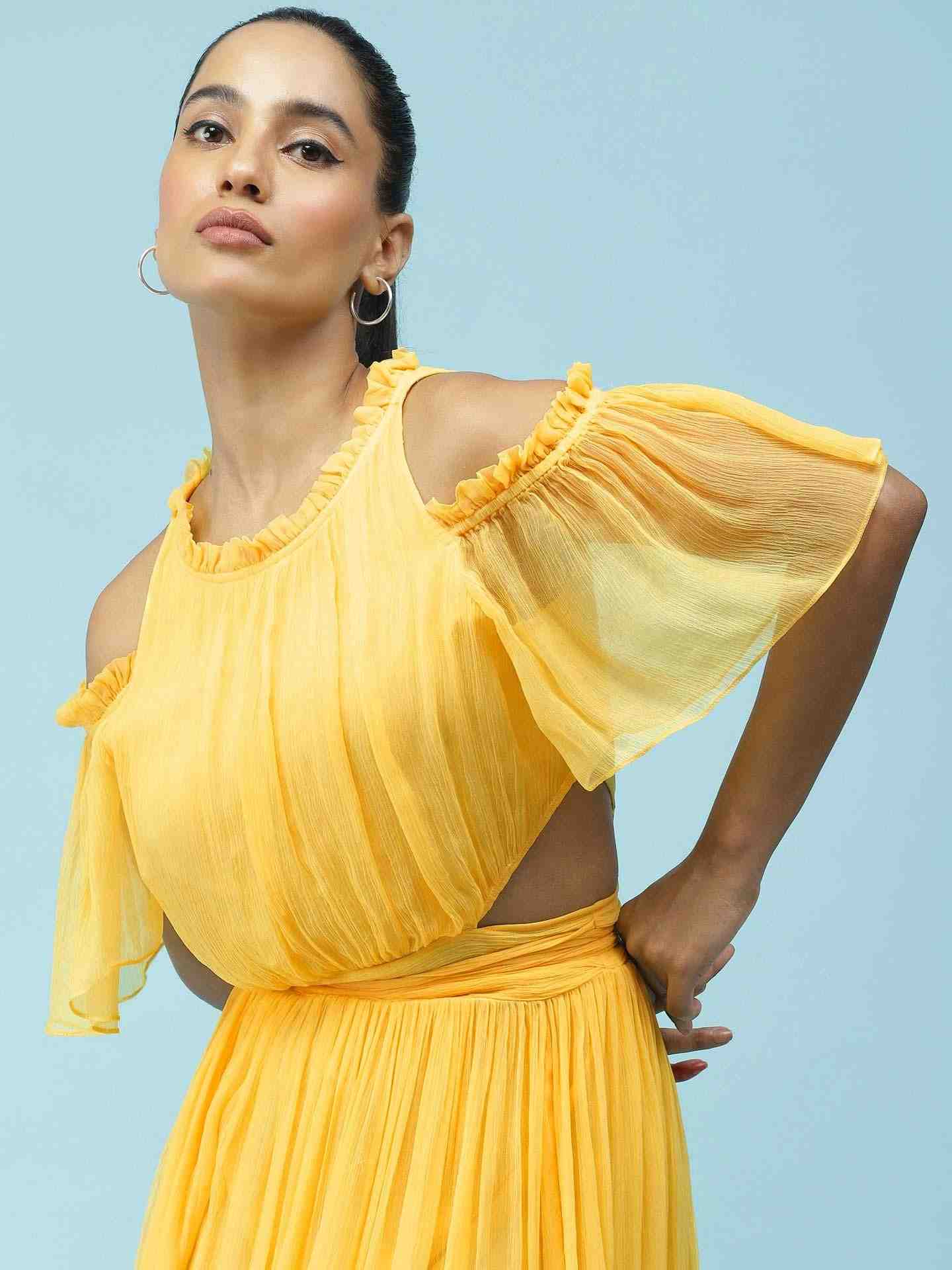 Yellow Claudia Maxi Dress