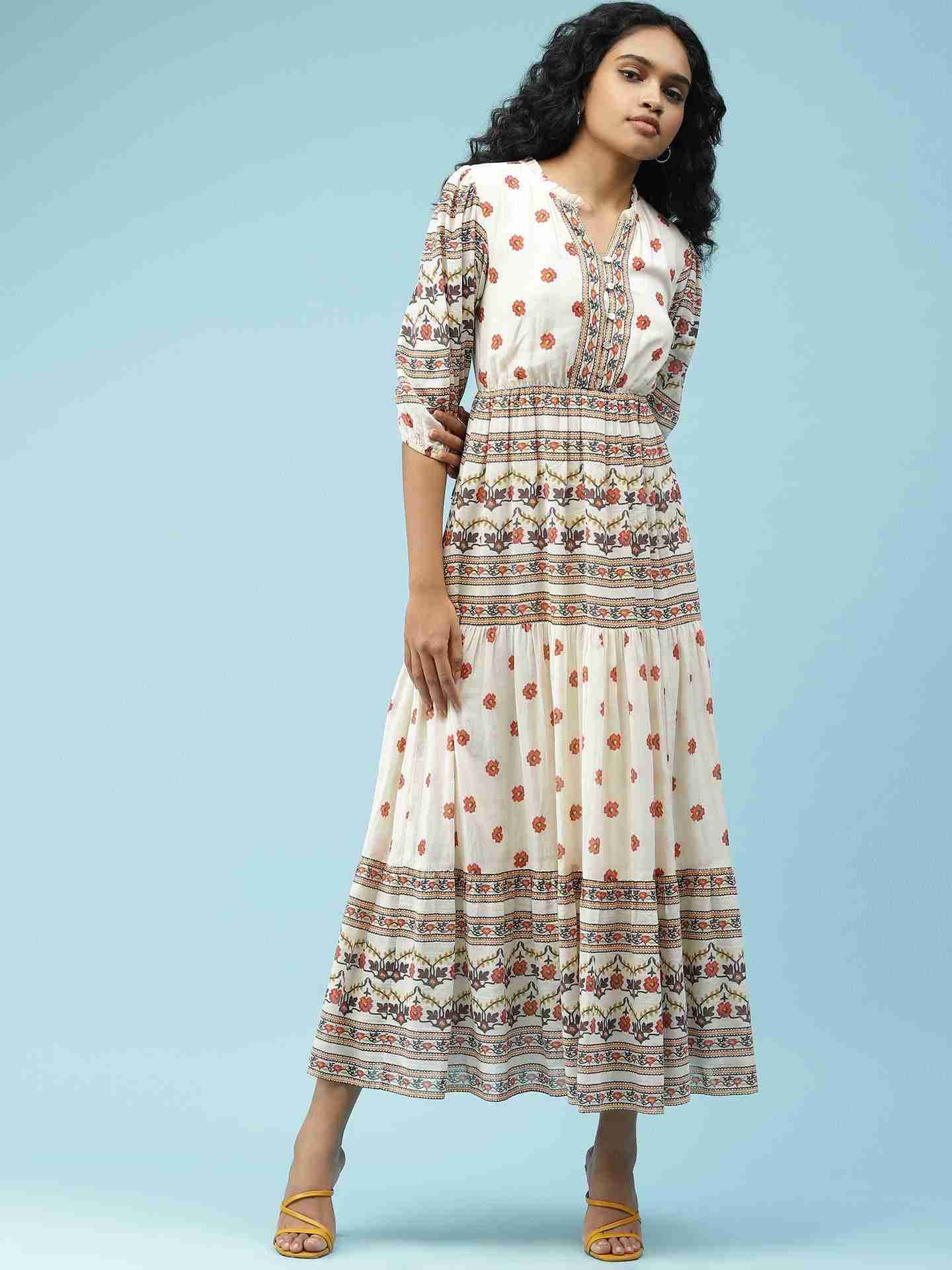 Ecru Arielle Maxi Dress