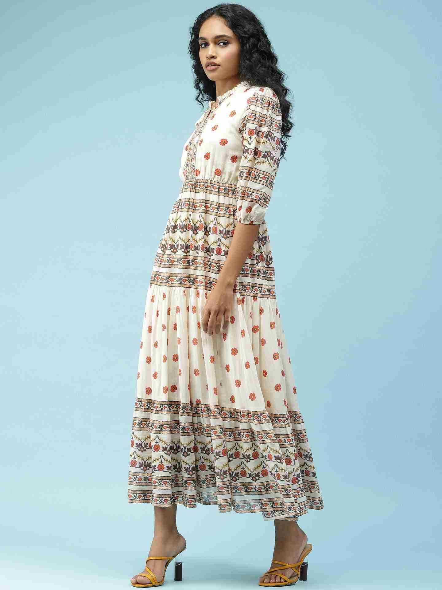 Ecru Arielle Maxi Dress