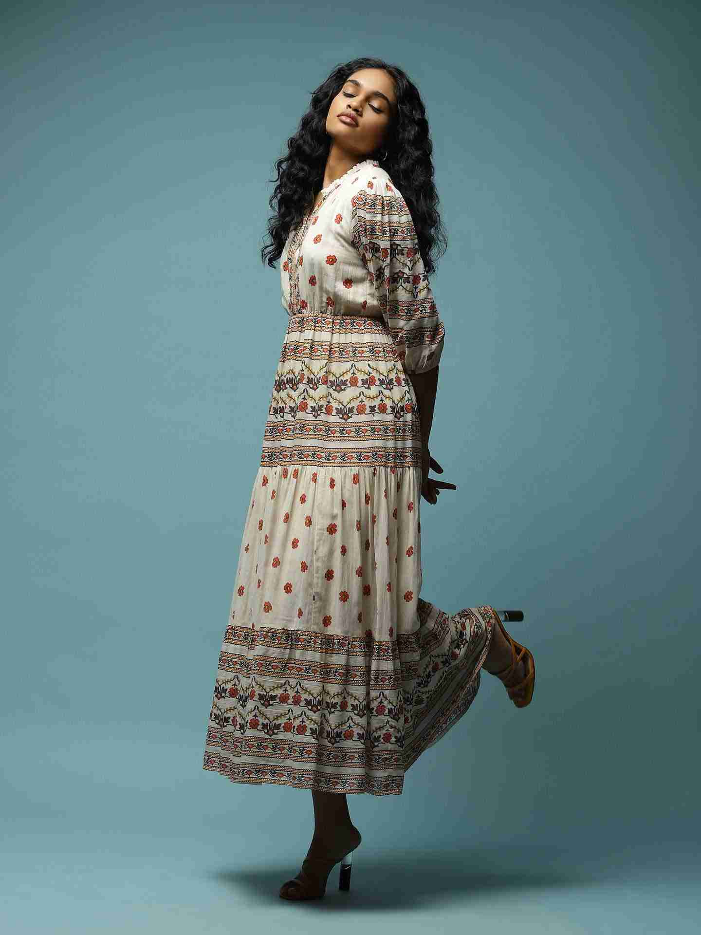 Ecru Arielle Maxi Dress