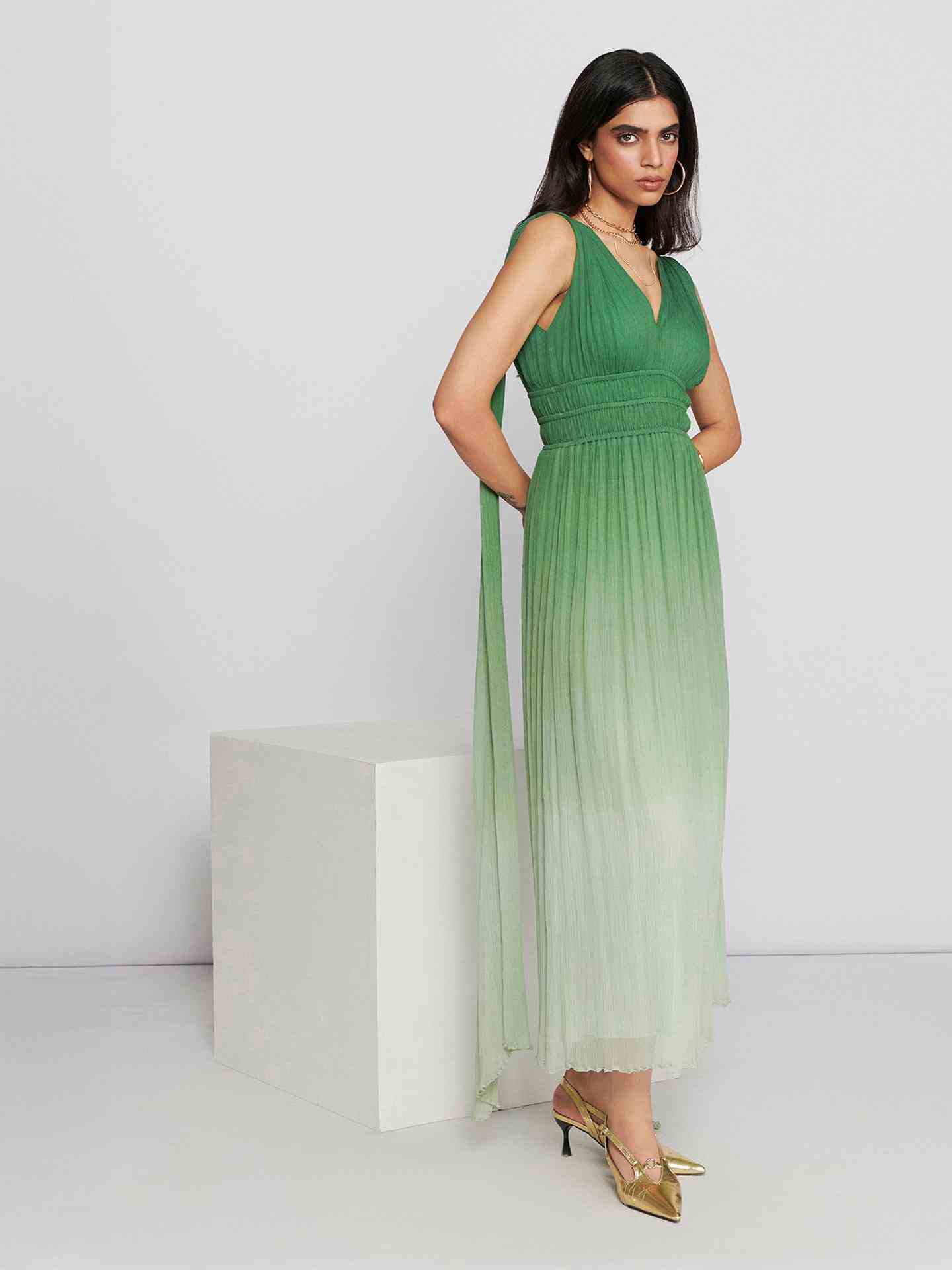 Green Etro Long Dress