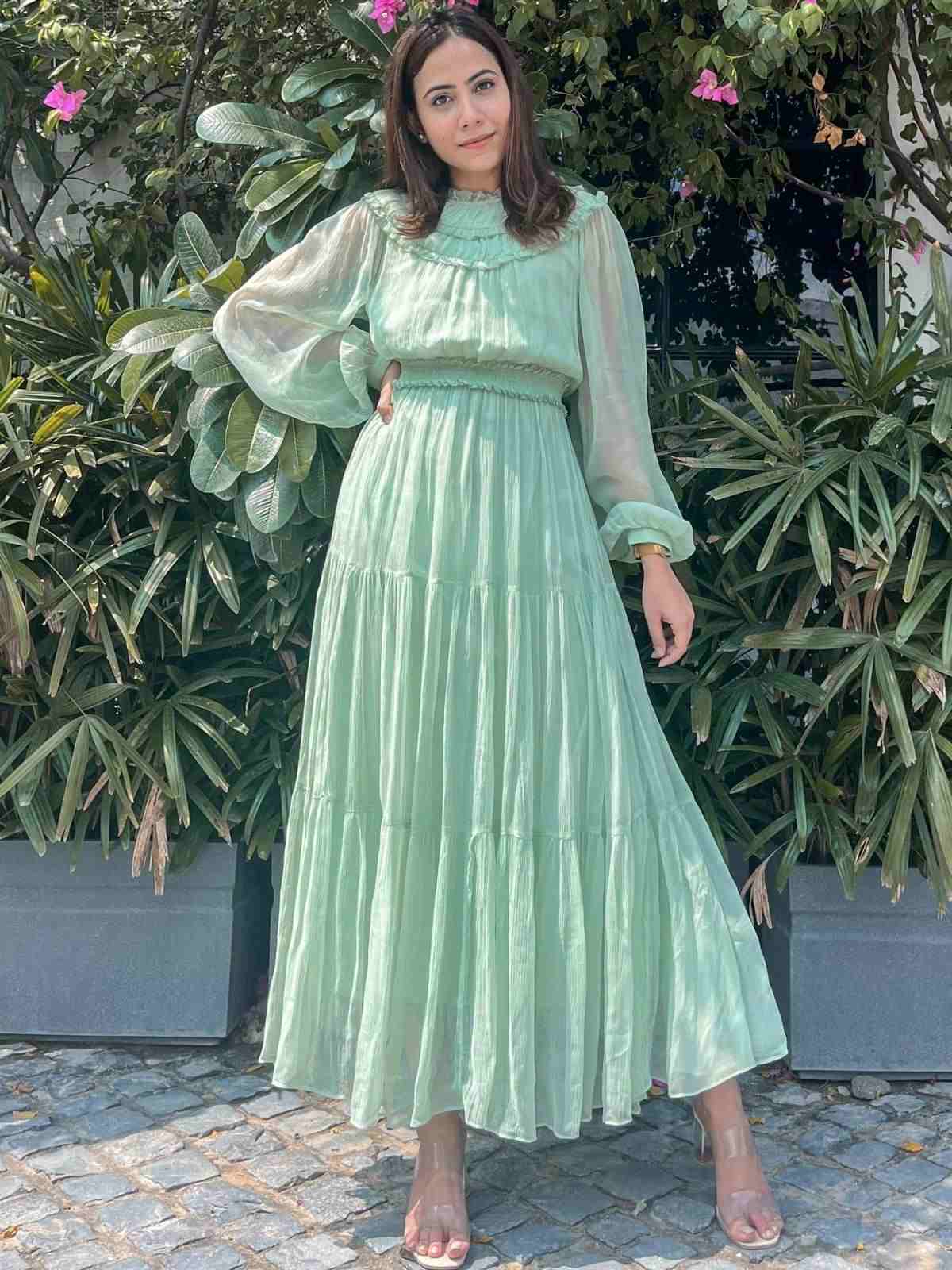 Mint Giana Maxi Dress