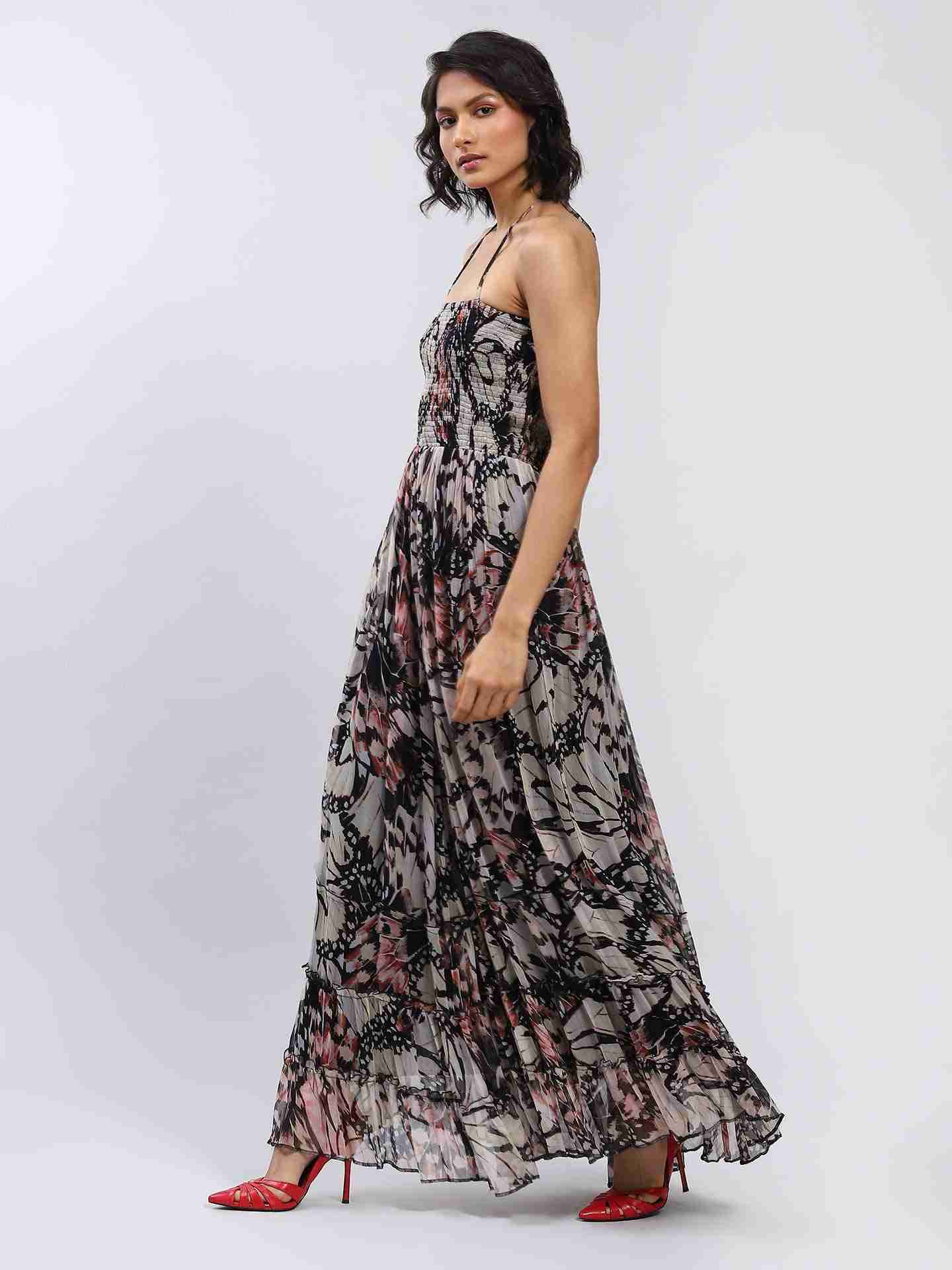 Black Vanessa Off-The-Shoulder Dress