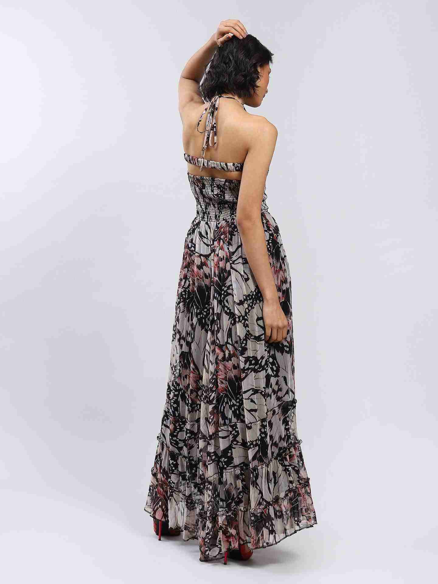 Black Vanessa Off-The-Shoulder Dress