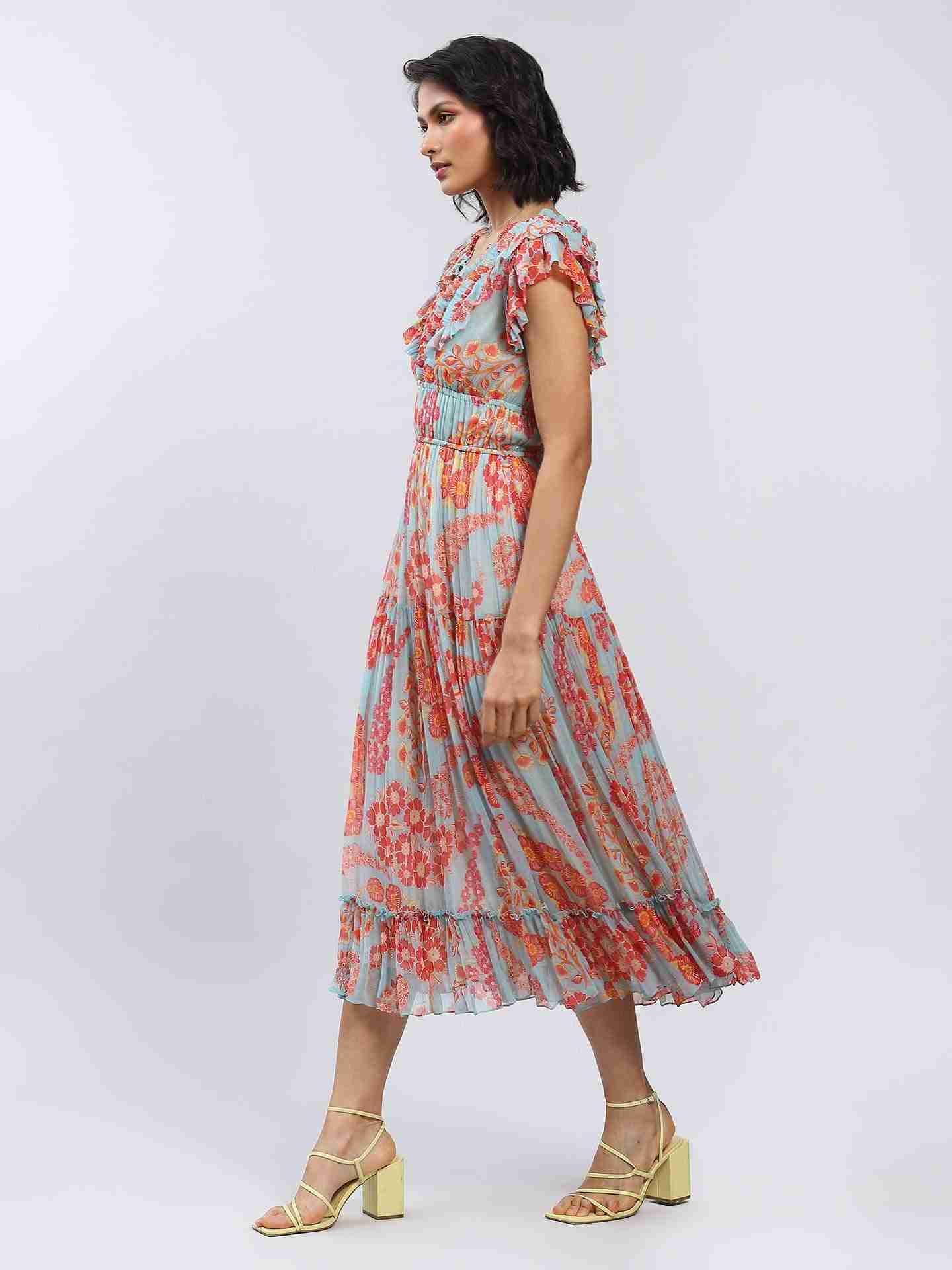 Powder Blue Balsam Maxi Dress