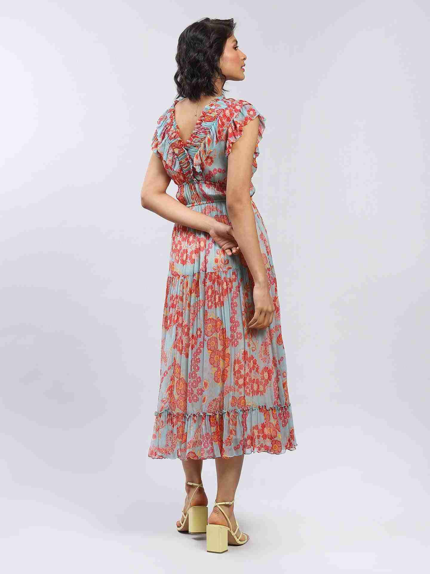 Powder Blue Balsam Maxi Dress