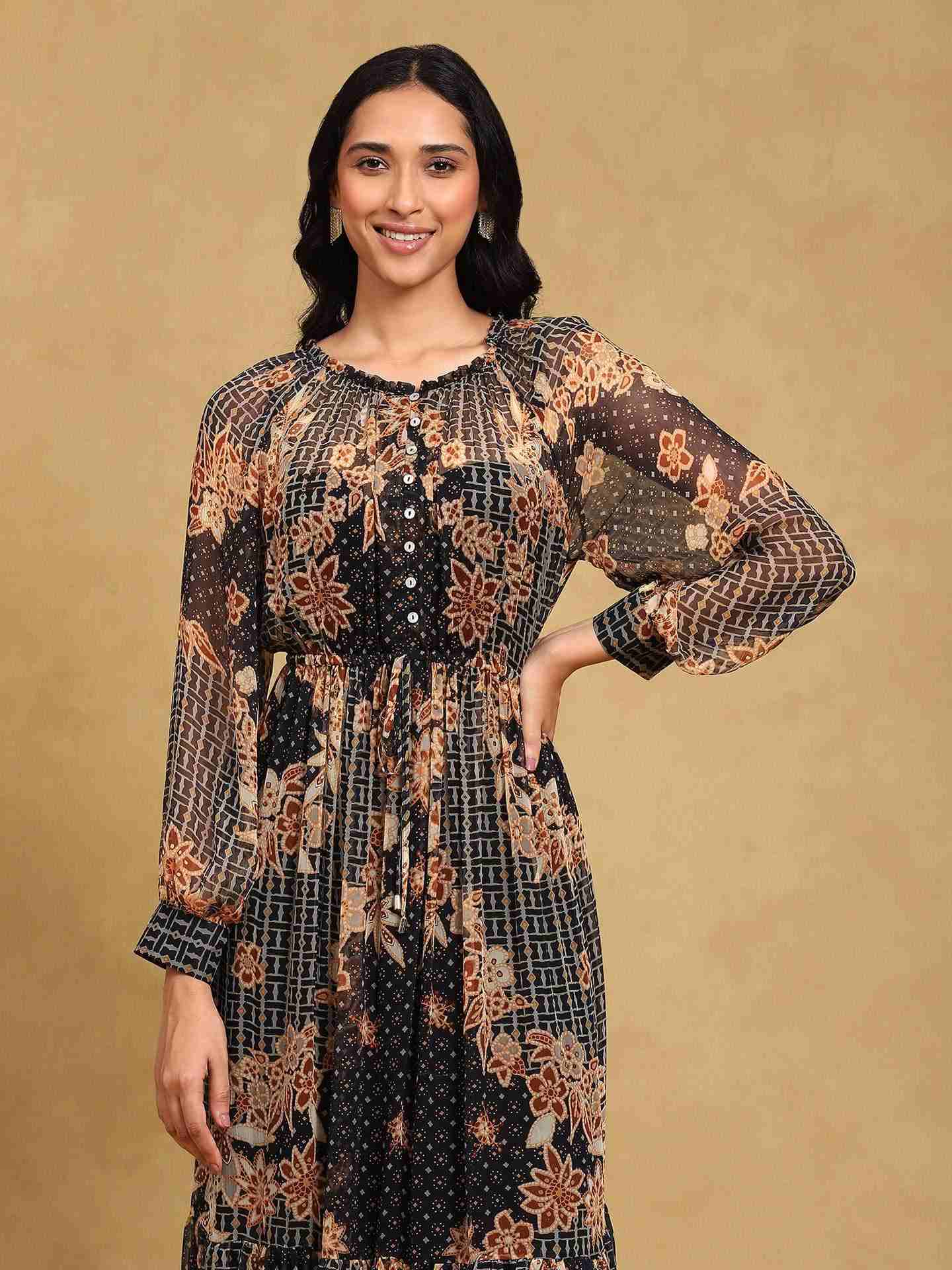 Black Ortisa Maxi Dress
