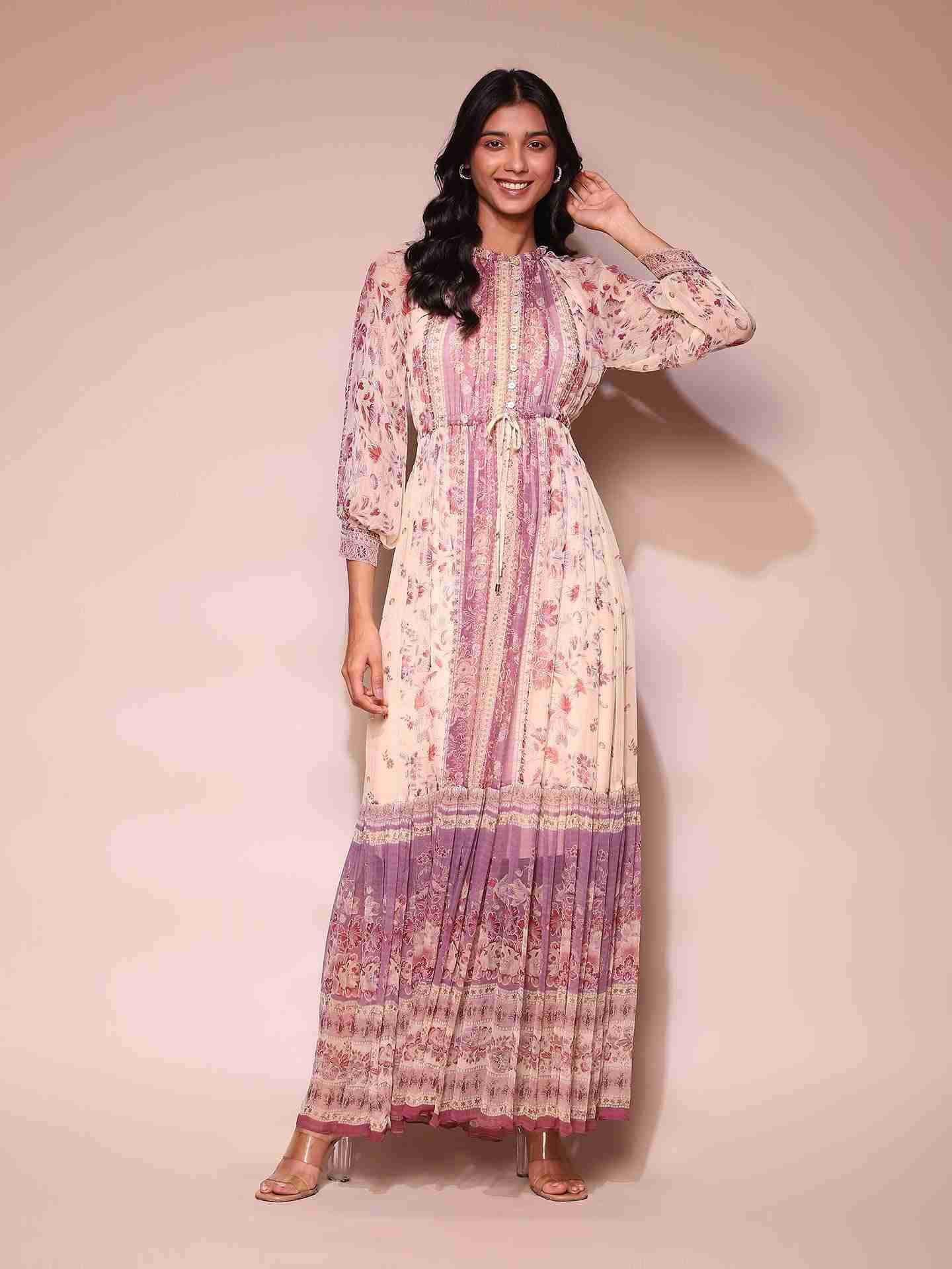 Lilac Savanna Maxi Dress