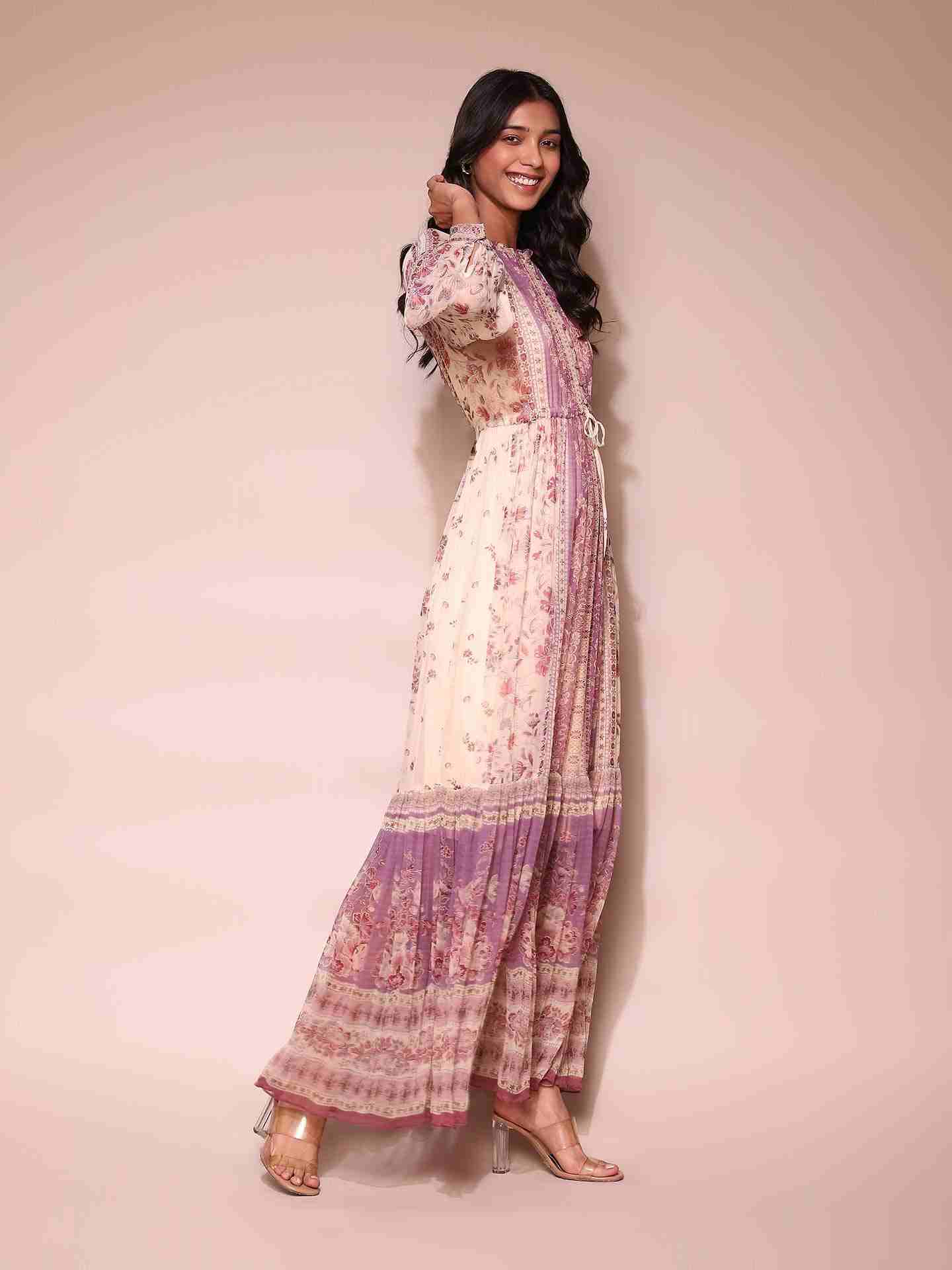 Lilac Savanna Maxi Dress