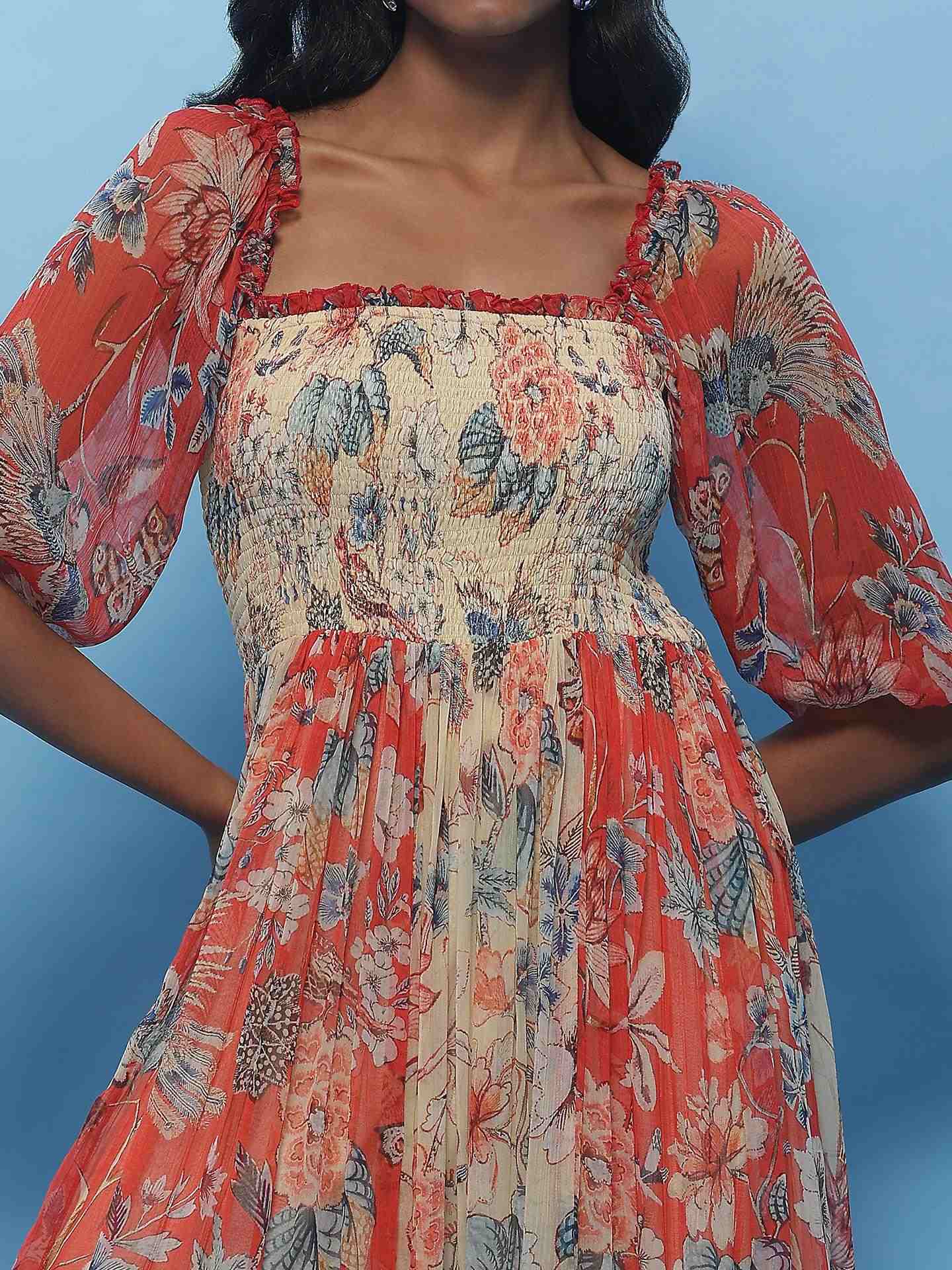 Ecru Tiara Long Dress